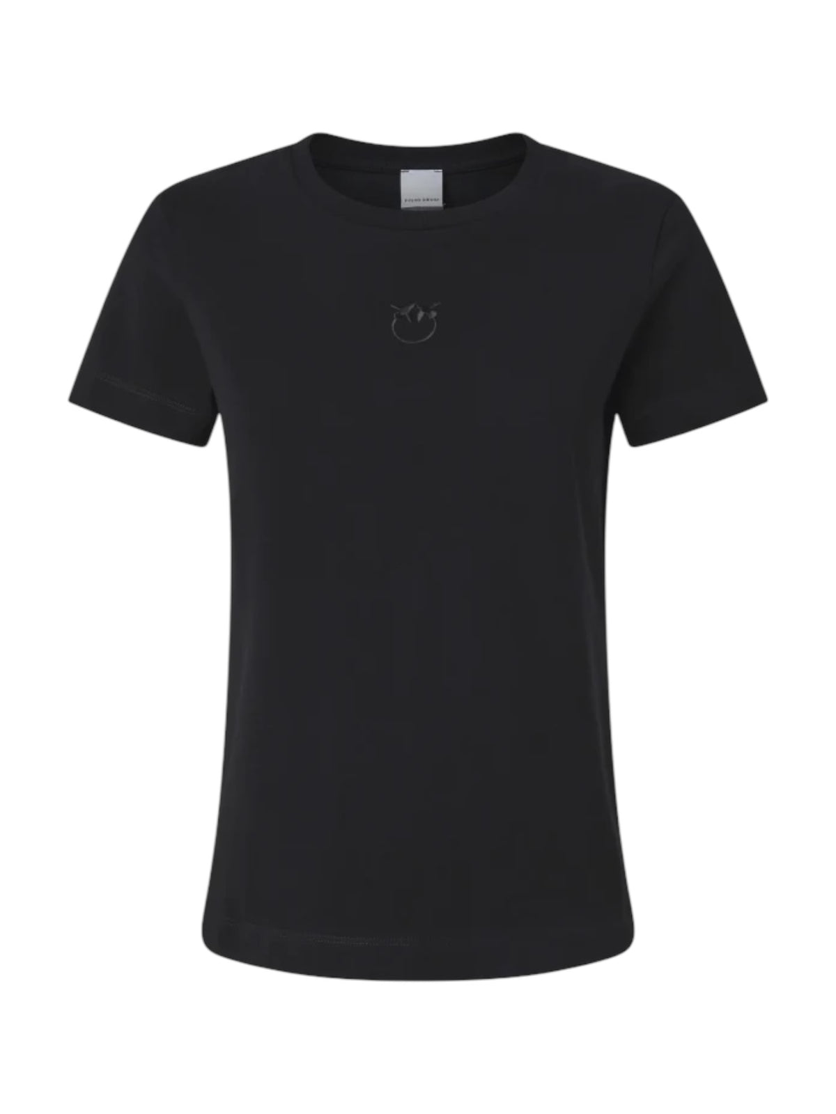 PINKO T-shirt Donna BUSSOLOTTO T-SHIRT JERSEY LOGO 100355-A2HN Z99 Nero gioboutiqueweb