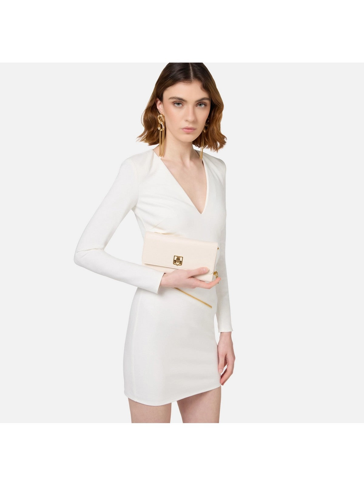 ELISABETTA FRANCHI Portafoglio Donna  PF04A46E2 193 Bianco gioboutiqueweb