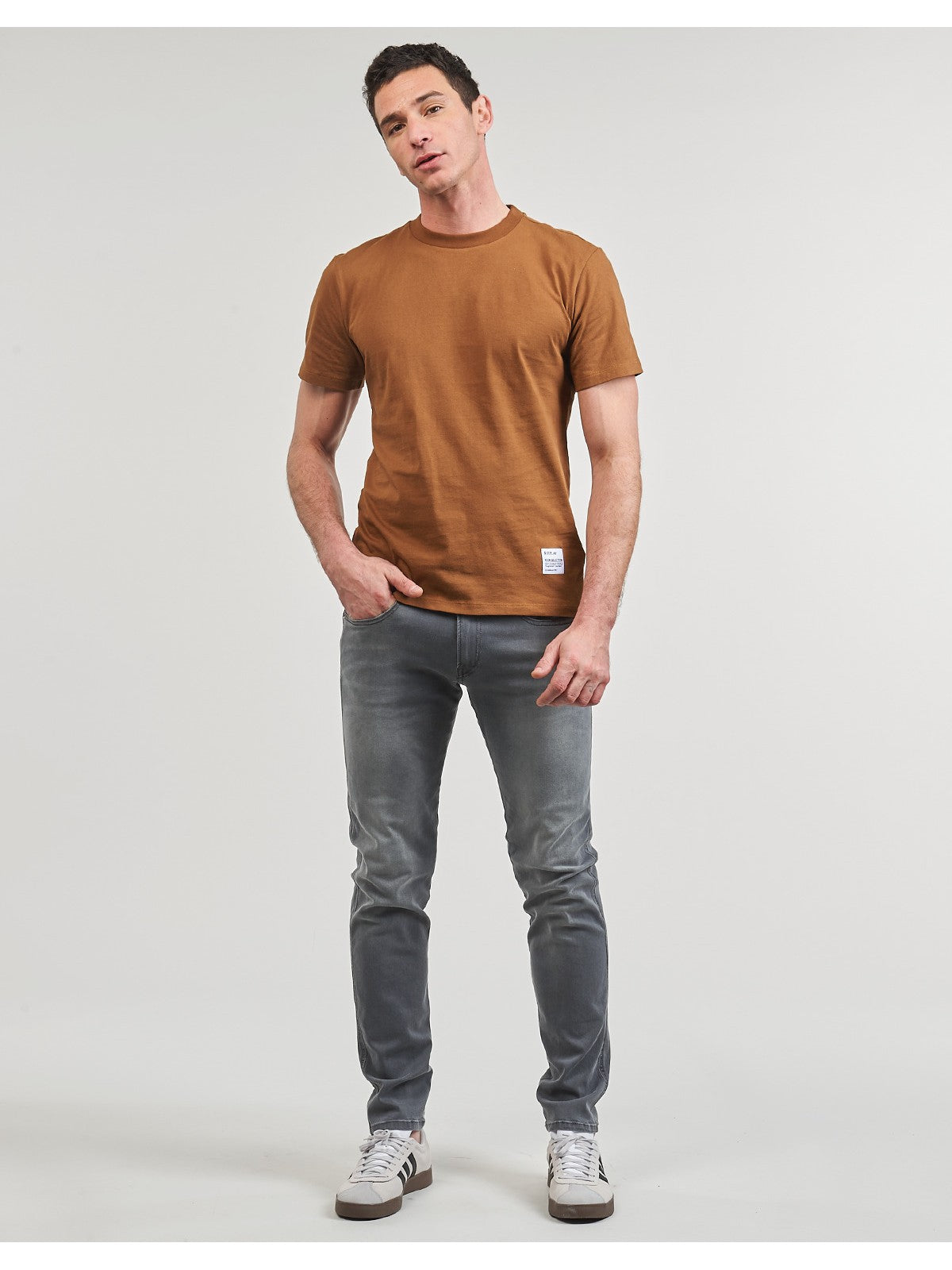 REPLAY Jeans Uomo ANBASS M914000103C35 096 MEDIUM GREY