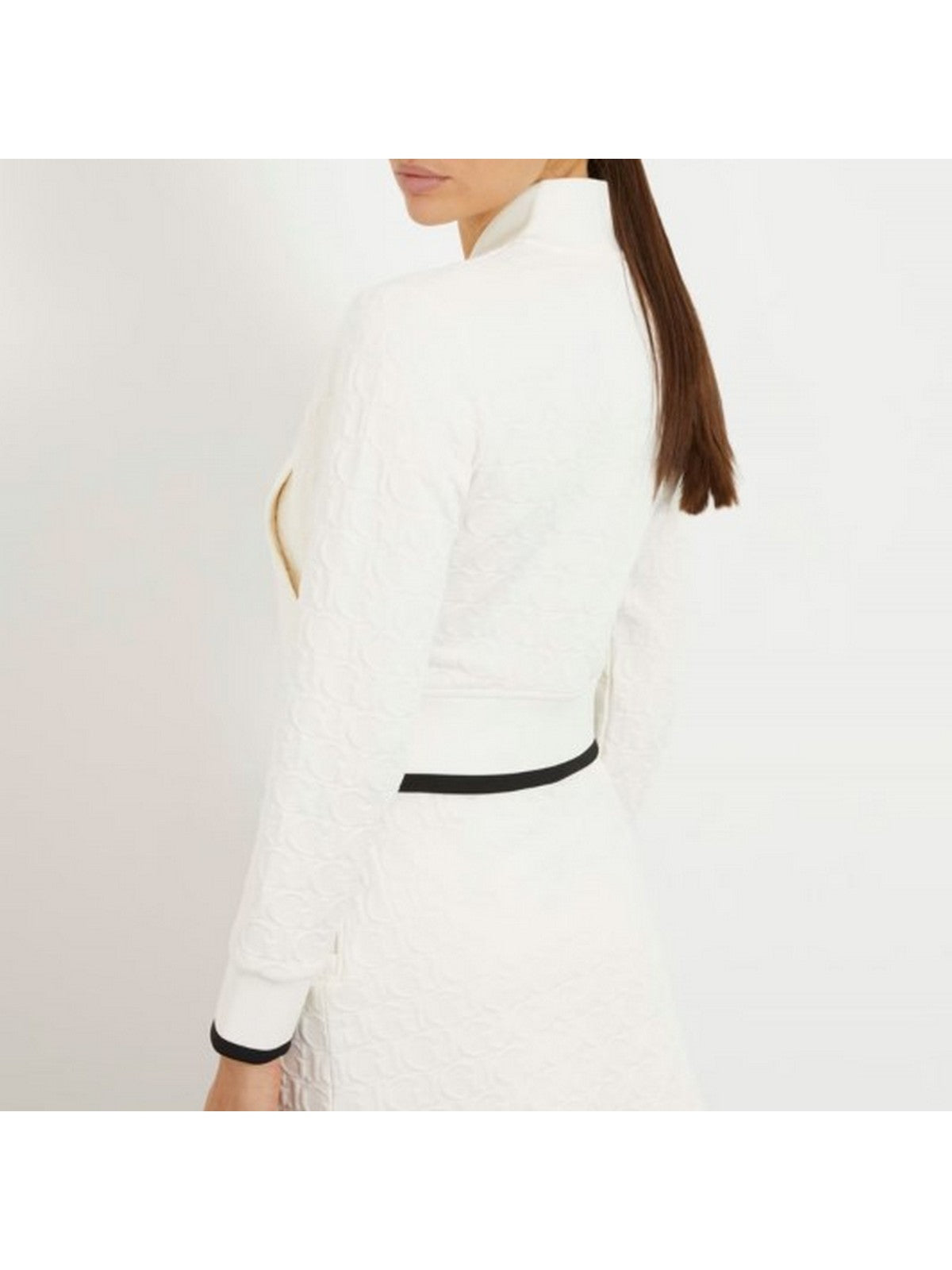 Guess Sport Sweatshirt Cheri Baseball Sweat V4RQ07 KBSL0 F0AH White