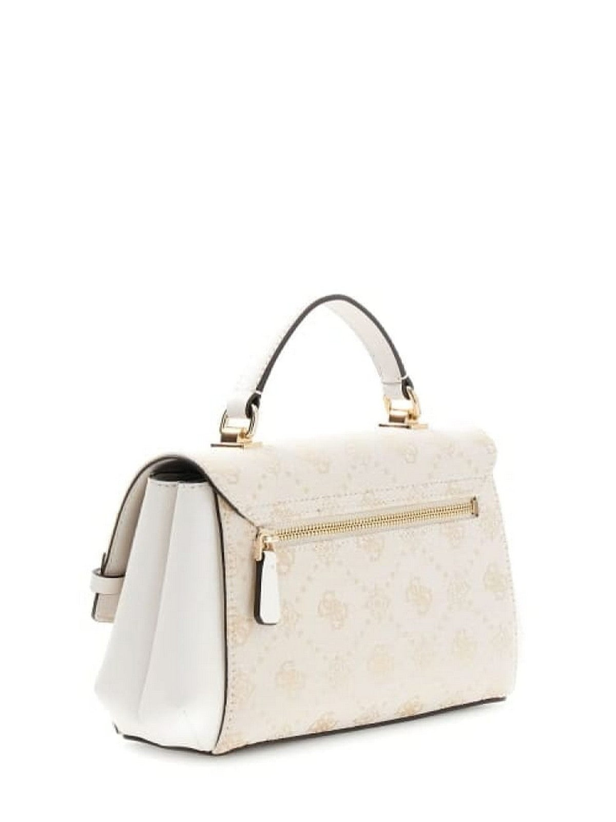 GUESS Borsa Donna MELINDA LOGO TOP HANDLE FLAP HWJP99 02200 OFL OFF WHITE LOGO gioboutiqueweb