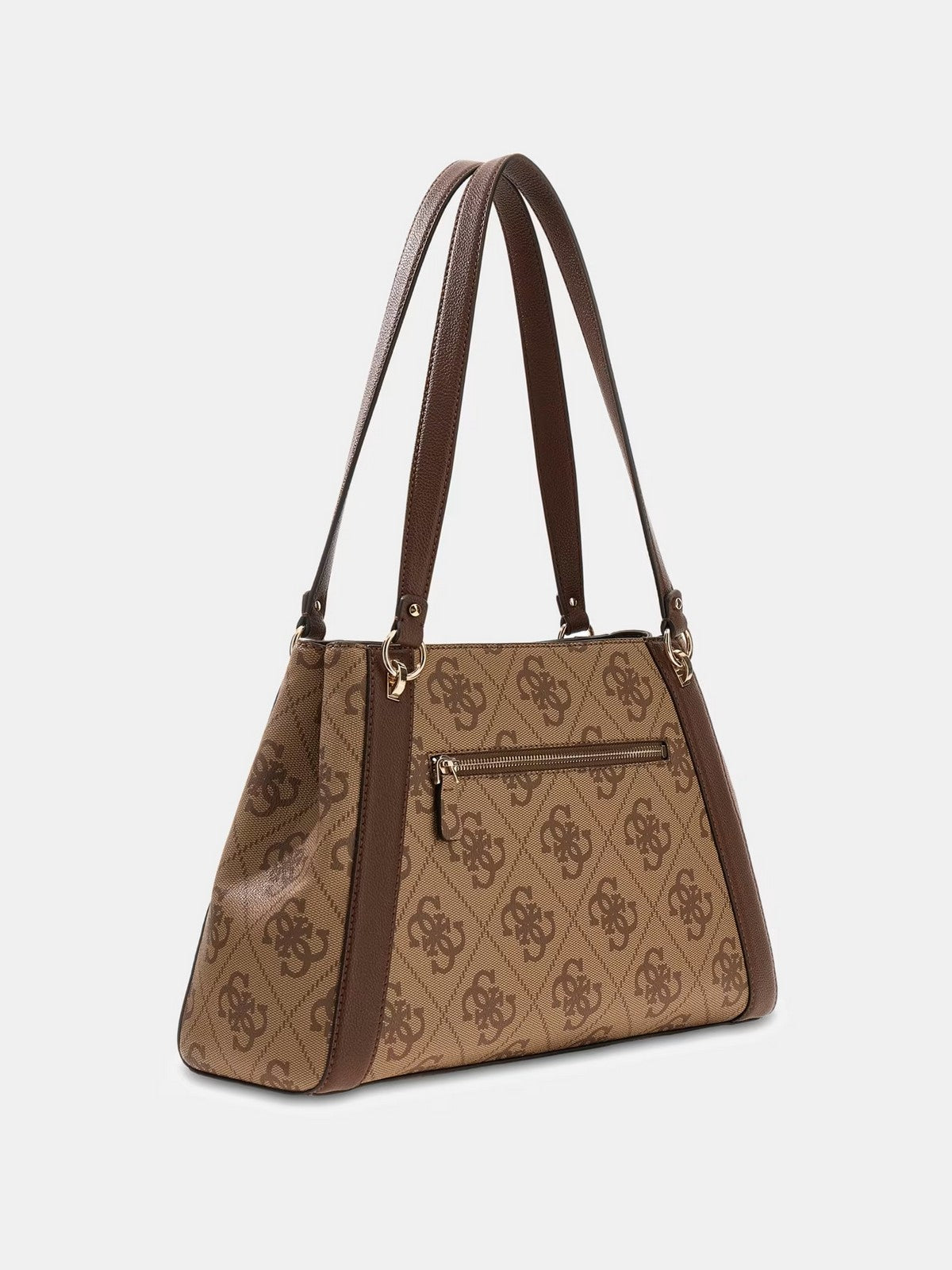 GUESS Borsa Donna KARNILLA LOGO GFRIEND CARRYALL HWOS99 01220 LGW LATTE LOGO/BROWN gioboutiqueweb
