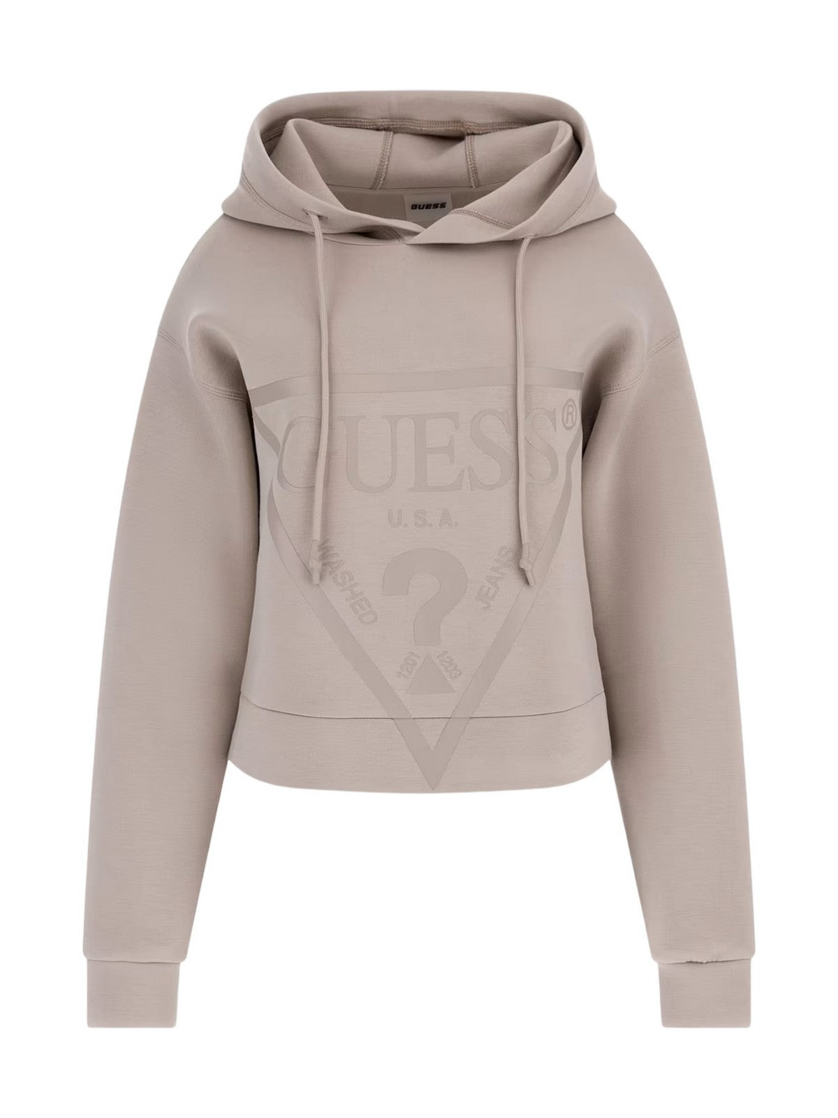 GUESS SPORT Felpa Donna NEW ALISA HOODED SWEATSHIRT V2YQ08 K7UW2 G4Q9 Rosa gioboutiqueweb