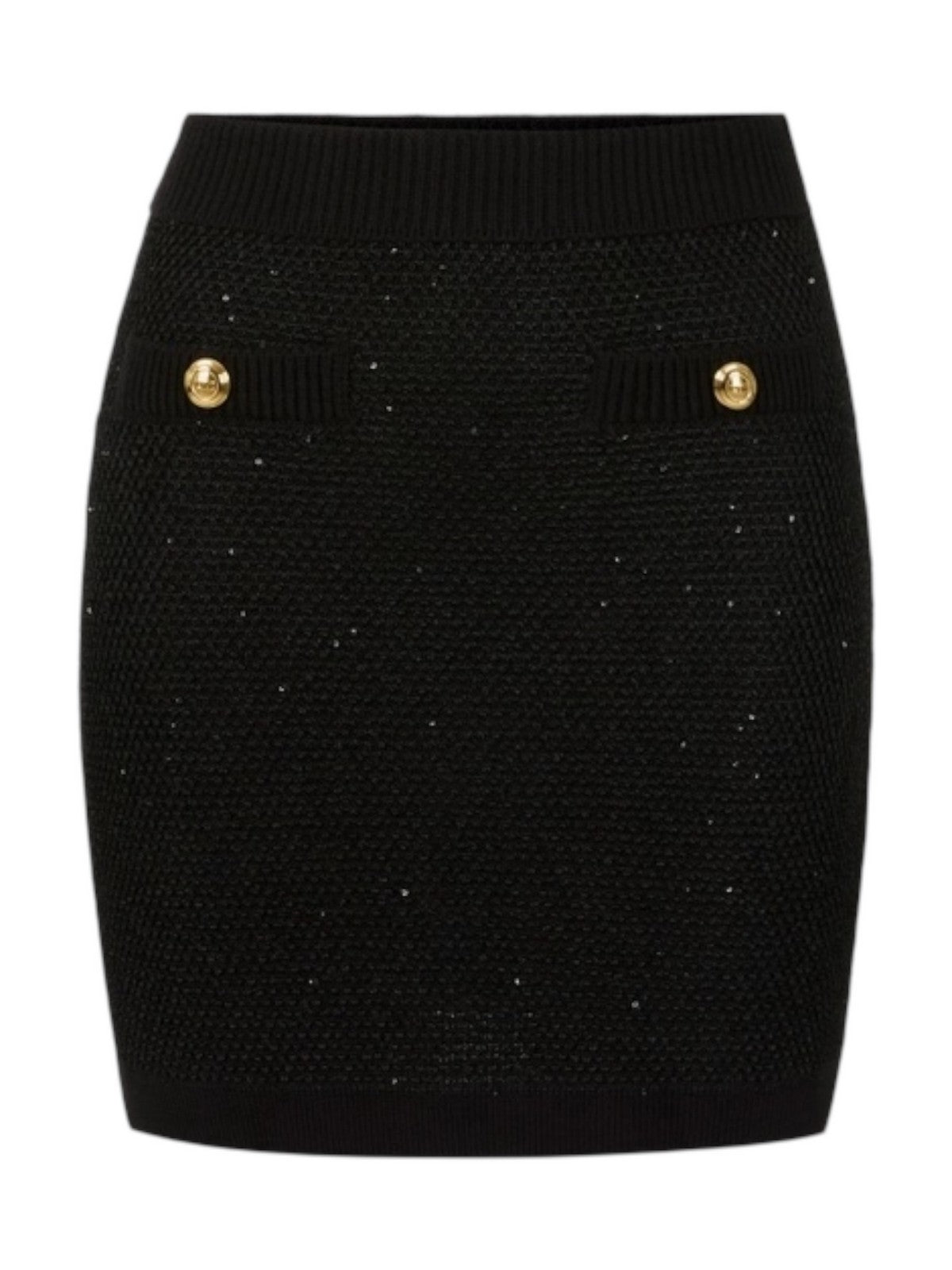 ELISABETTA FRANCHI Gonna Donna  GK23T57E2 110 Nero gioboutiqueweb