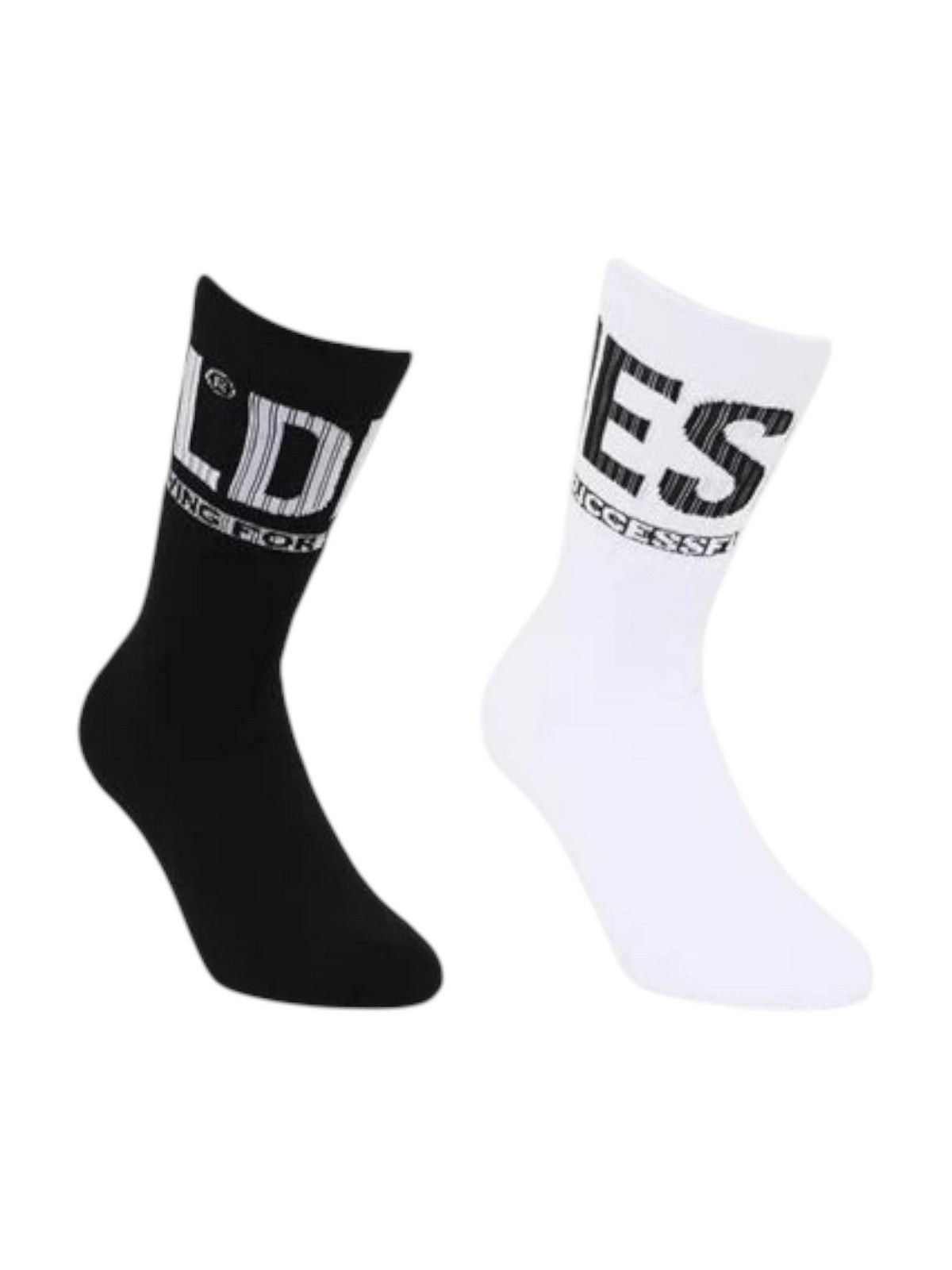 Diesel -Socken Kinder und Jugendliche 00J4mx 0Bown K900G Schwarz+Weiß