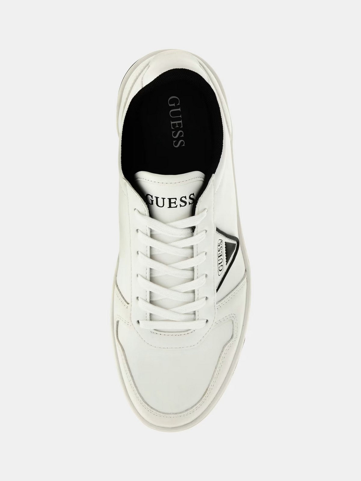 GUESS Sneaker Uomo VADIK FMPVIN ELE12 WHBLK WHITE BLACK gioboutiqueweb