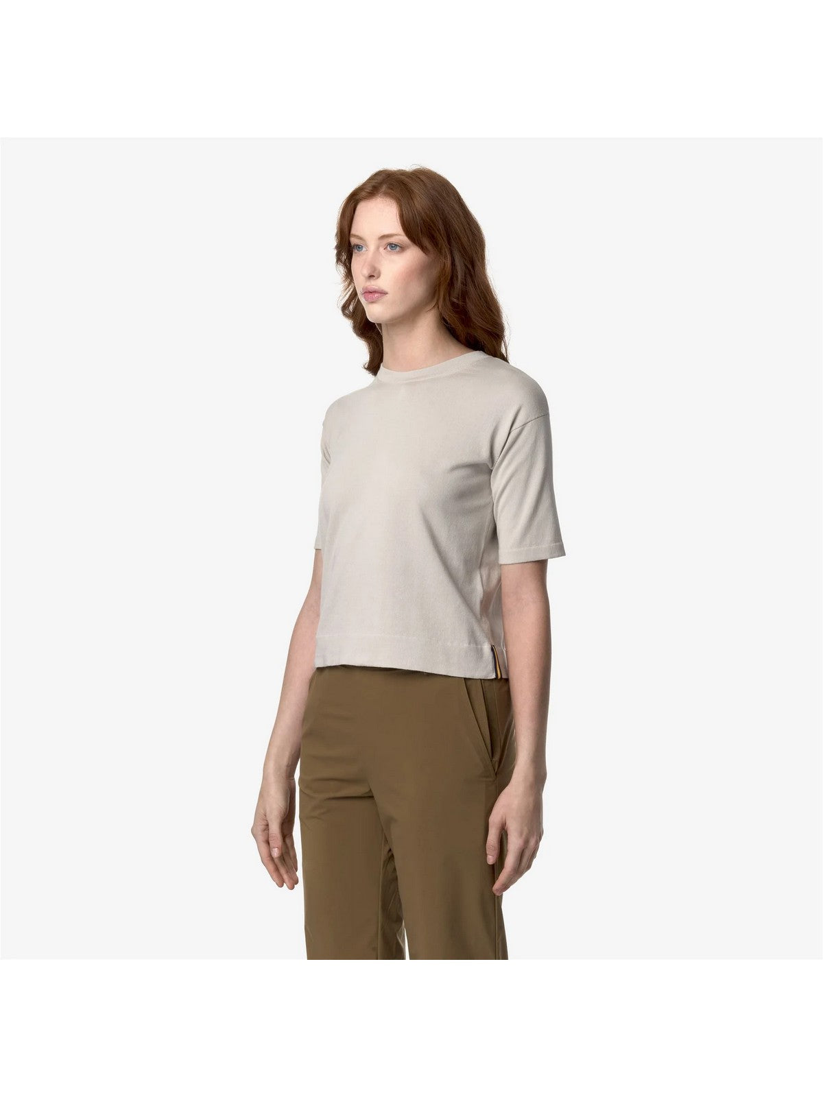 K-WAY T-Shirt e Polo Donna Esmer K4126PW 634 Beige