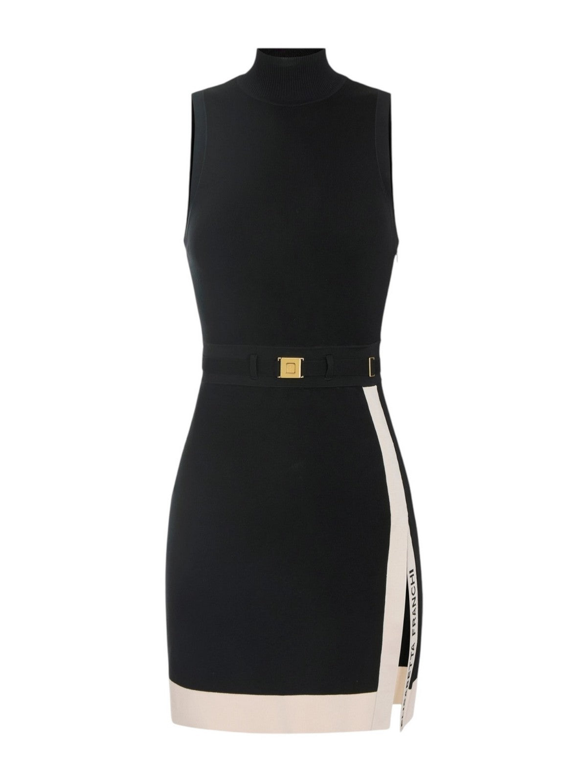 ELISABETTA FRANCHI Abito Donna  AM02S61E2 685 NERO/BURRO gioboutiqueweb