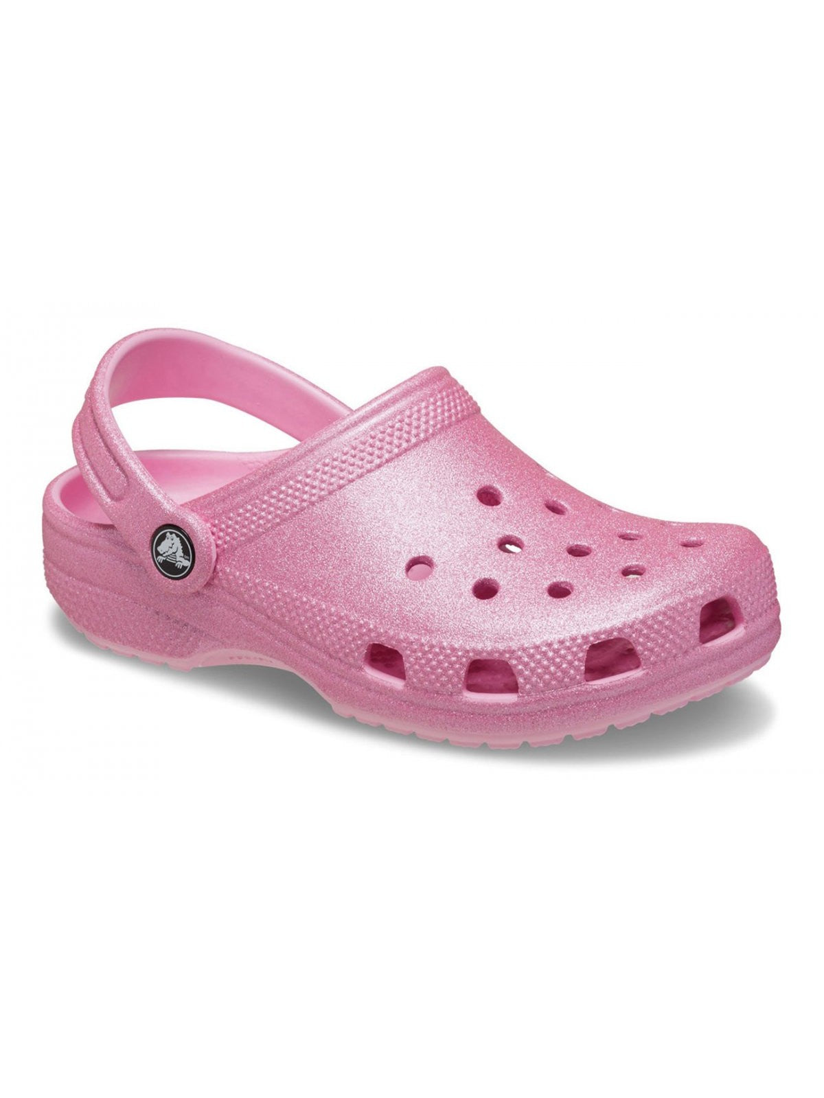 CROCS Sabot Bambine e ragazze Classic Glitter Clog K PINK TWEED GLITTER - 206993 6XE gioboutiqueweb