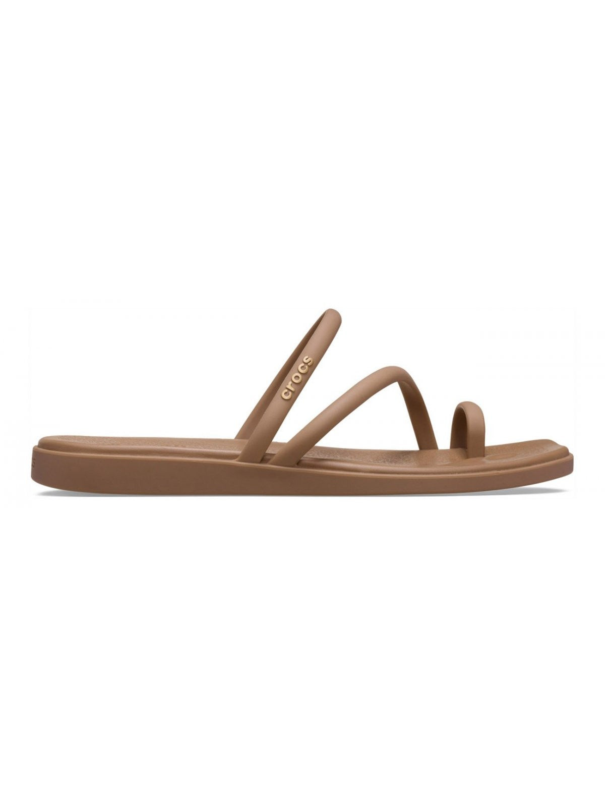 CROCS Sandalo Donna Miami Toe Loop Sandal W MILK CHOCCOLATE - 209862 2JJ gioboutiqueweb