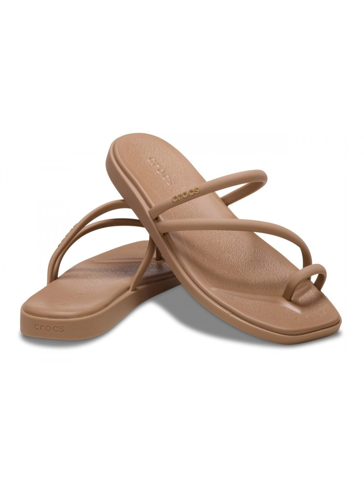 CROCS Sandalo Donna Miami Toe Loop Sandal W MILK CHOCCOLATE - 209862 2JJ gioboutiqueweb