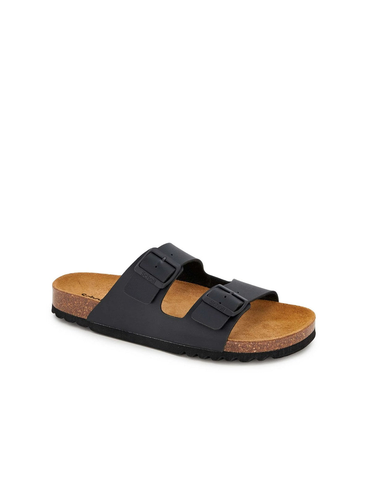 SCHOLL Sandalo Uomo Julien Black Synth Ltr BLACK - F300721004 gioboutiqueweb