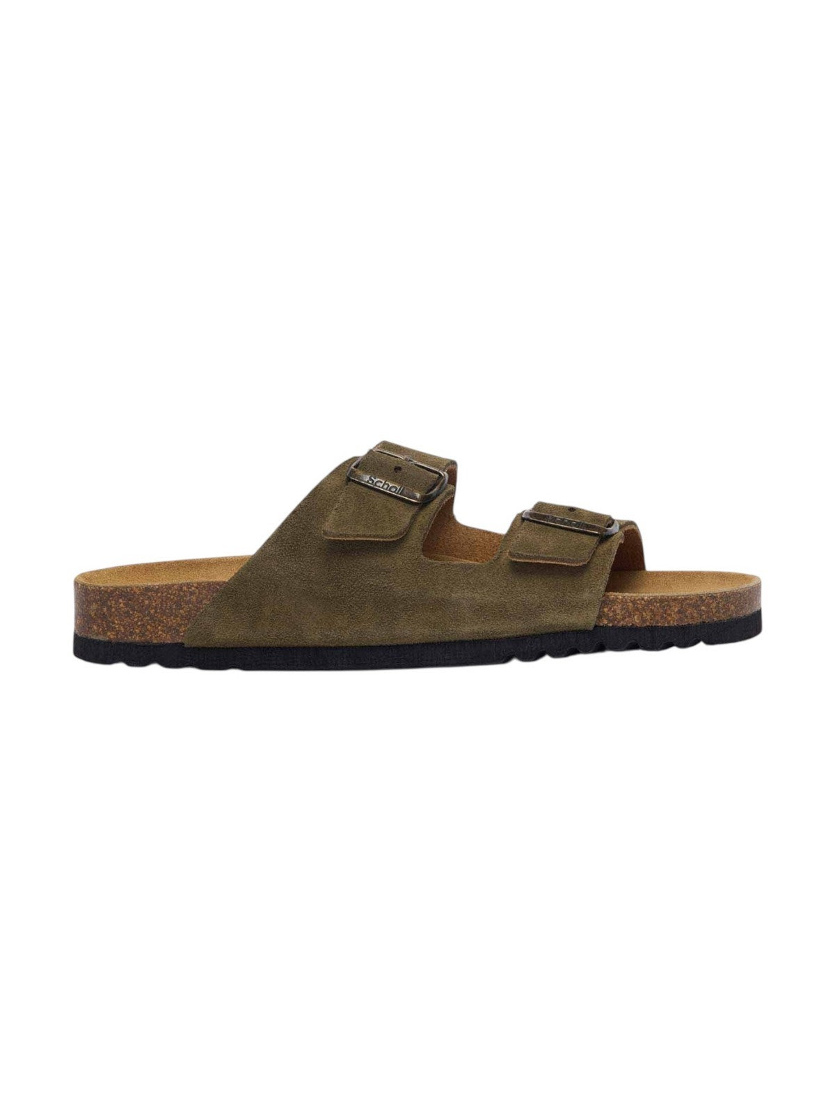 SCHOLL Sandalo Uomo JULIEN Suede Kaki M KAKI - F300741147 gioboutiqueweb