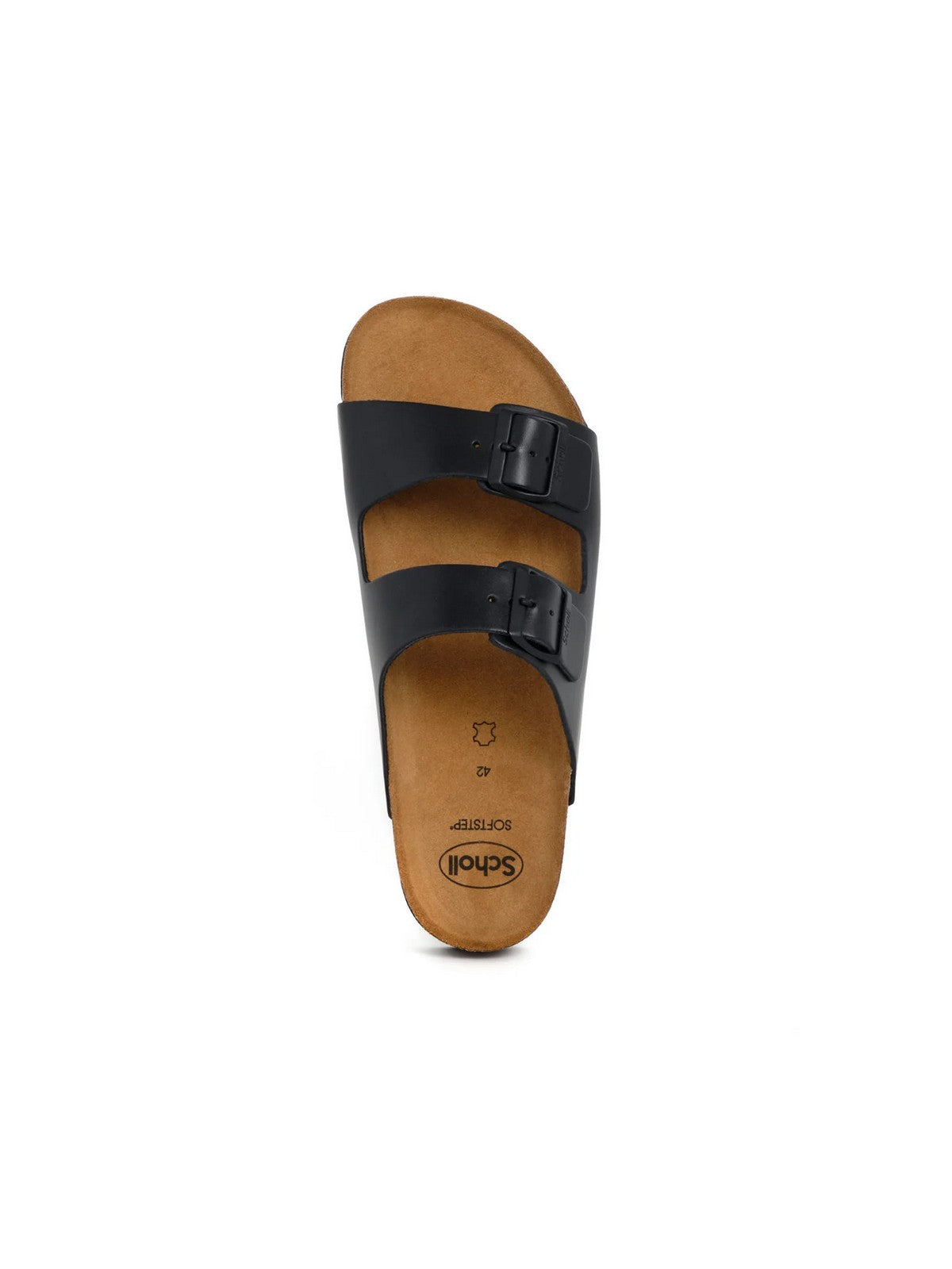 SCHOLL Sandalo Uomo JULIEN NEW BLACK LTR BLACK - F300761004 gioboutiqueweb