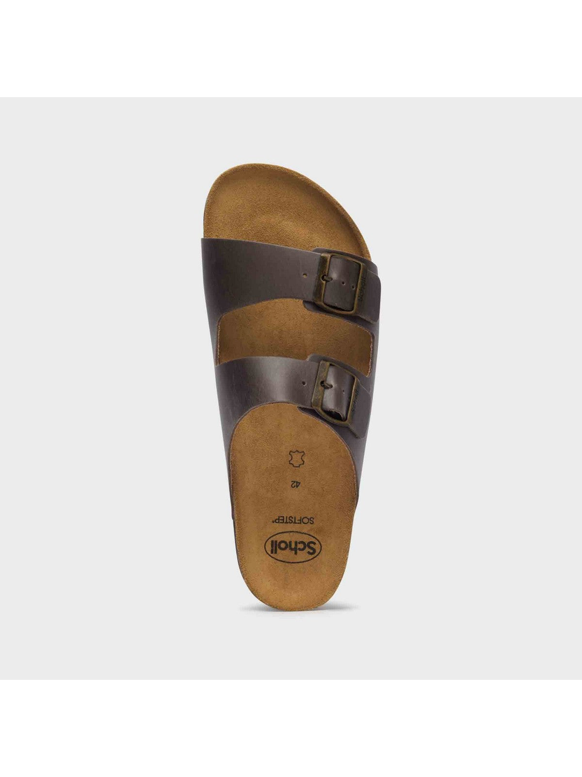 SCHOLL Sandalo Uomo JULIEN NEW COFFEE LTR COFFEE - F300761590 gioboutiqueweb