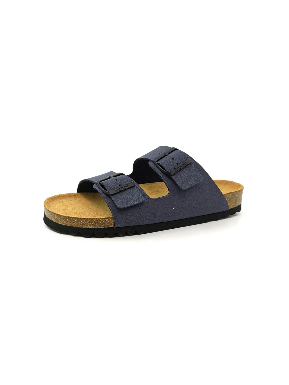 SCHOLL Sandalo Uomo Julien Navy Blue Synth Nubuck NAVY BLUE - F303331040 gioboutiqueweb