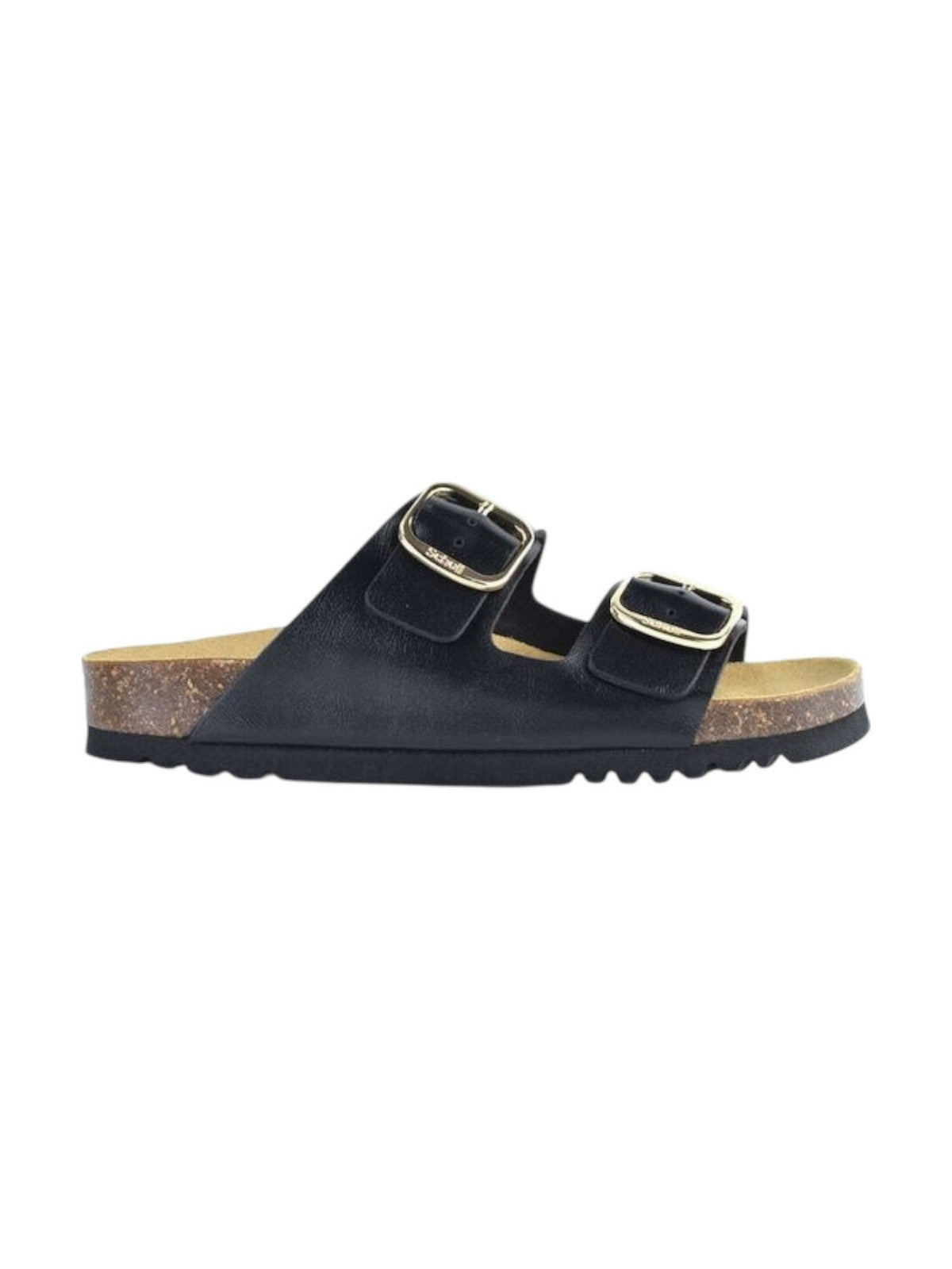 SCHOLL Sandalo Donna JOSEPHINE BLACK LAM SYNTH BLACK - F321681004 gioboutiqueweb