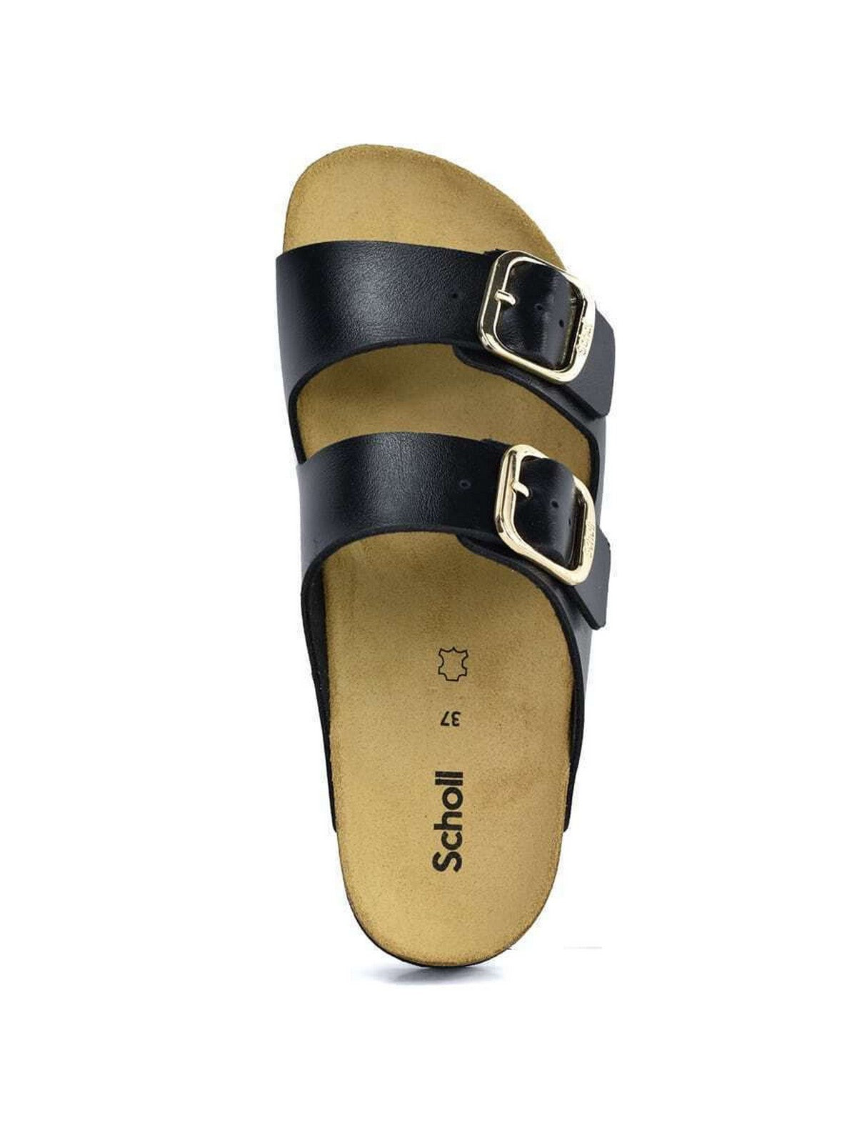 SCHOLL Sandalo Donna JOSEPHINE BLACK LAM SYNTH BLACK - F321681004 gioboutiqueweb