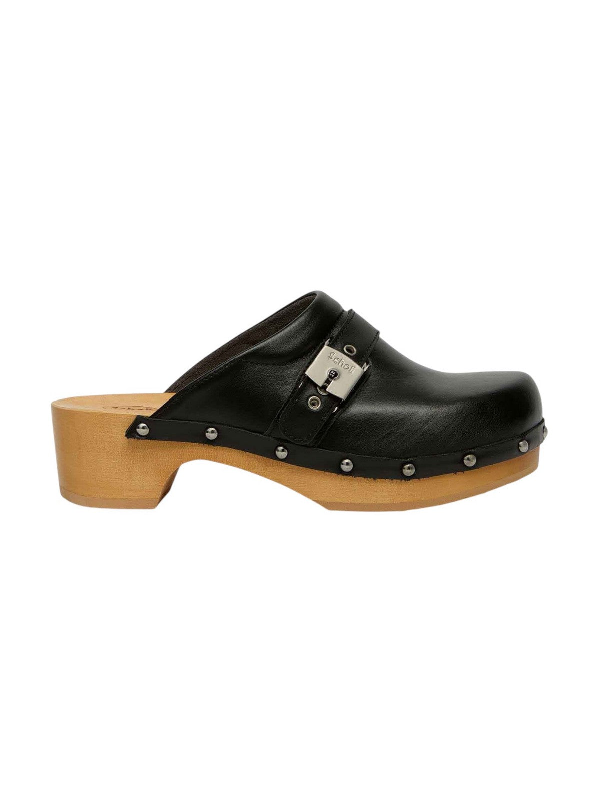 SCHOLL Sandalo Donna Pescura Clog 50 Blk&Honey Ltre BLACK/HONEY - F323253333 gioboutiqueweb