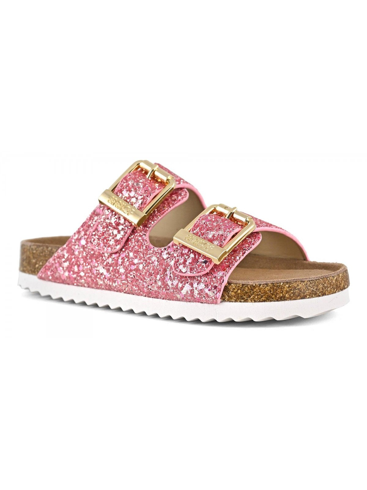 Colors Of California Sandalo Bambine e ragazze glitter sandal 2 buckles - HC.2415N SUNC gioboutiqueweb