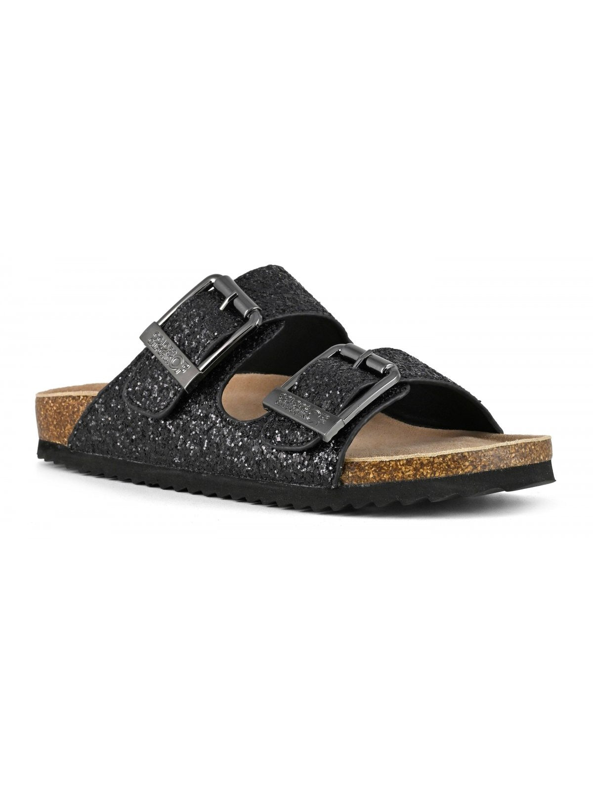 Colors Of California Sandalo Donna bio glitter metal buckles - HC.BIO35N BLA gioboutiqueweb