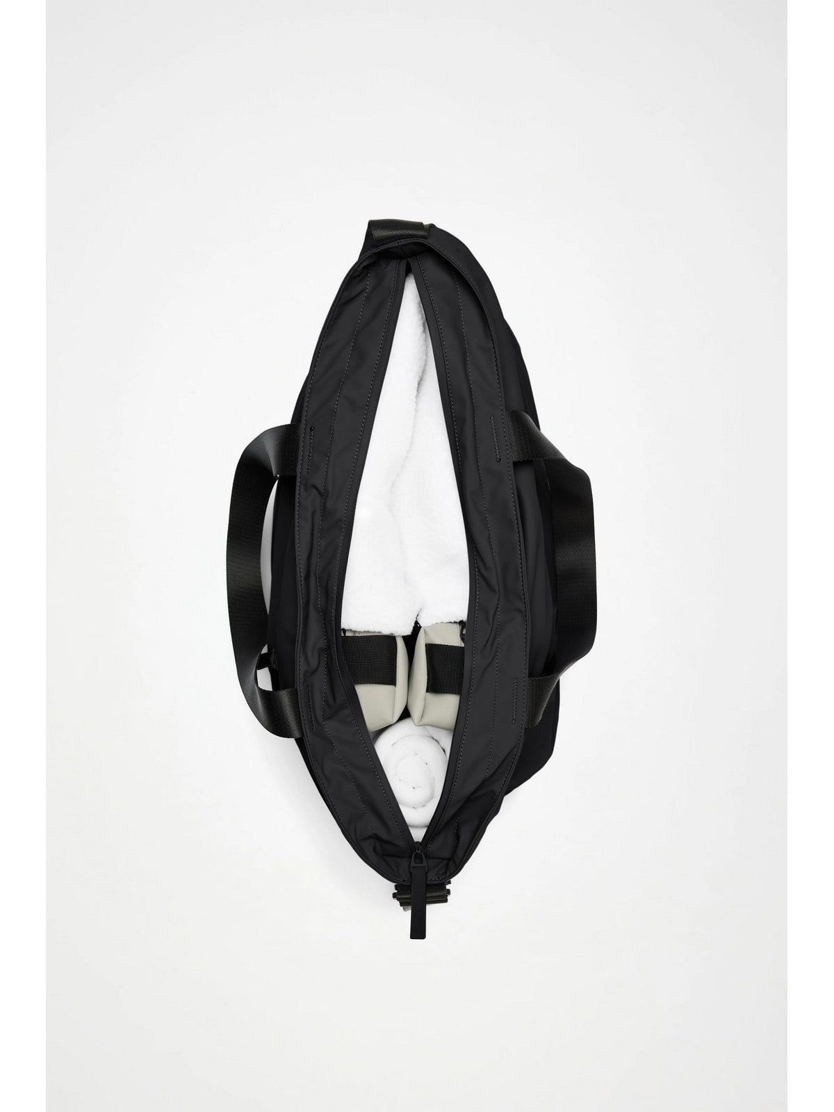 RAINS Borsa Unisex adulto  16430 01 BLACK BLACK gioboutiqueweb