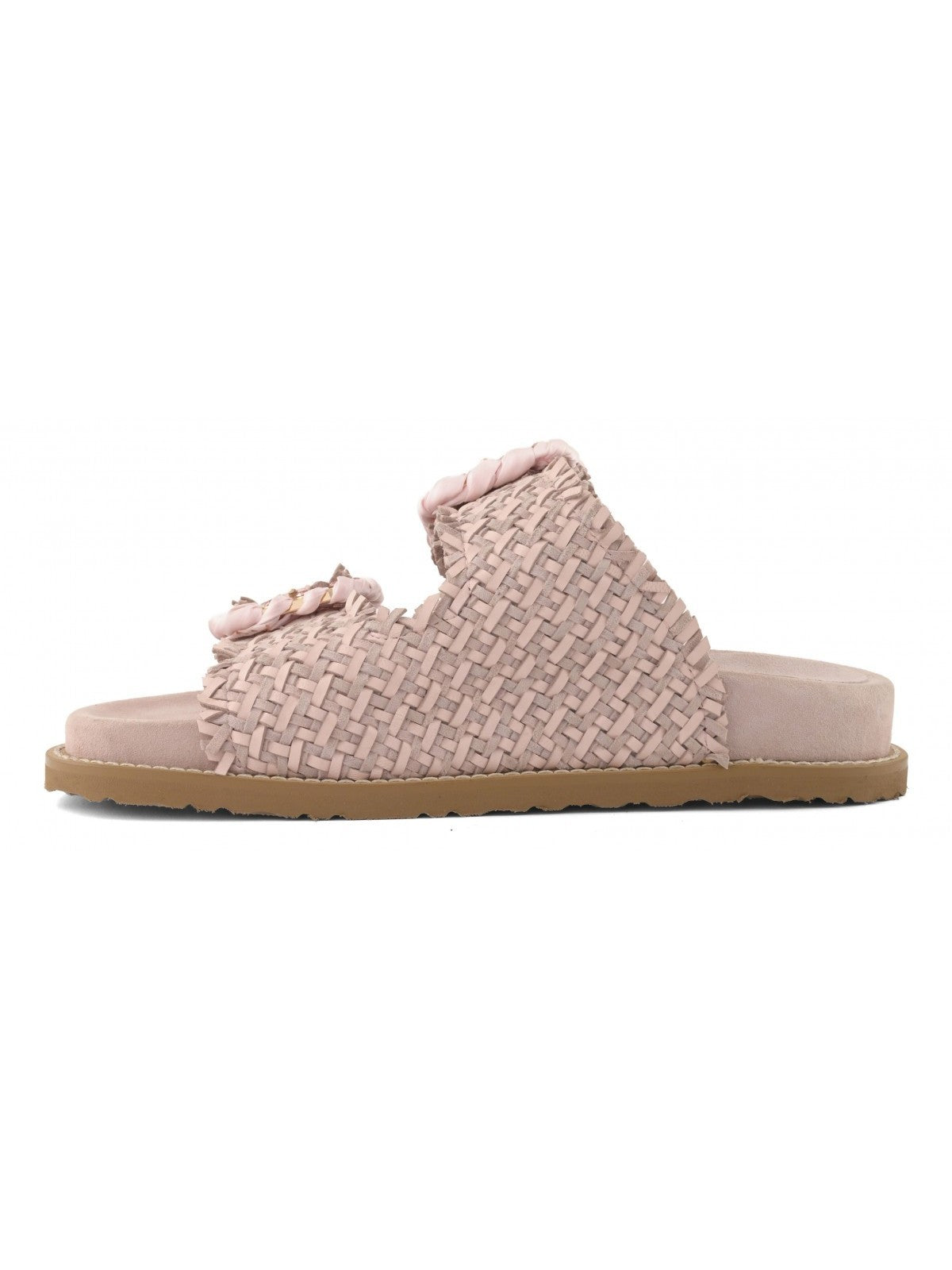 Coral Blue Ciabatta Donna Woven leather sandal - CB.K226.01 PIN gioboutiqueweb