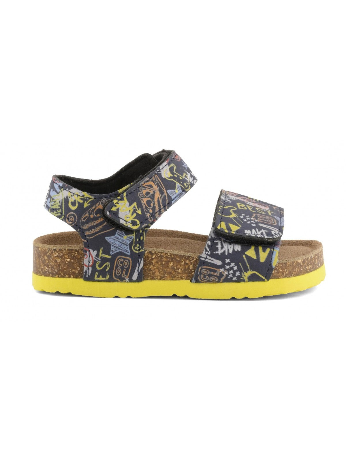 Colors Of California Ciabatta Bambini e ragazzi Baby Sandal Velcro Straps - HC.2402 MUL gioboutiqueweb