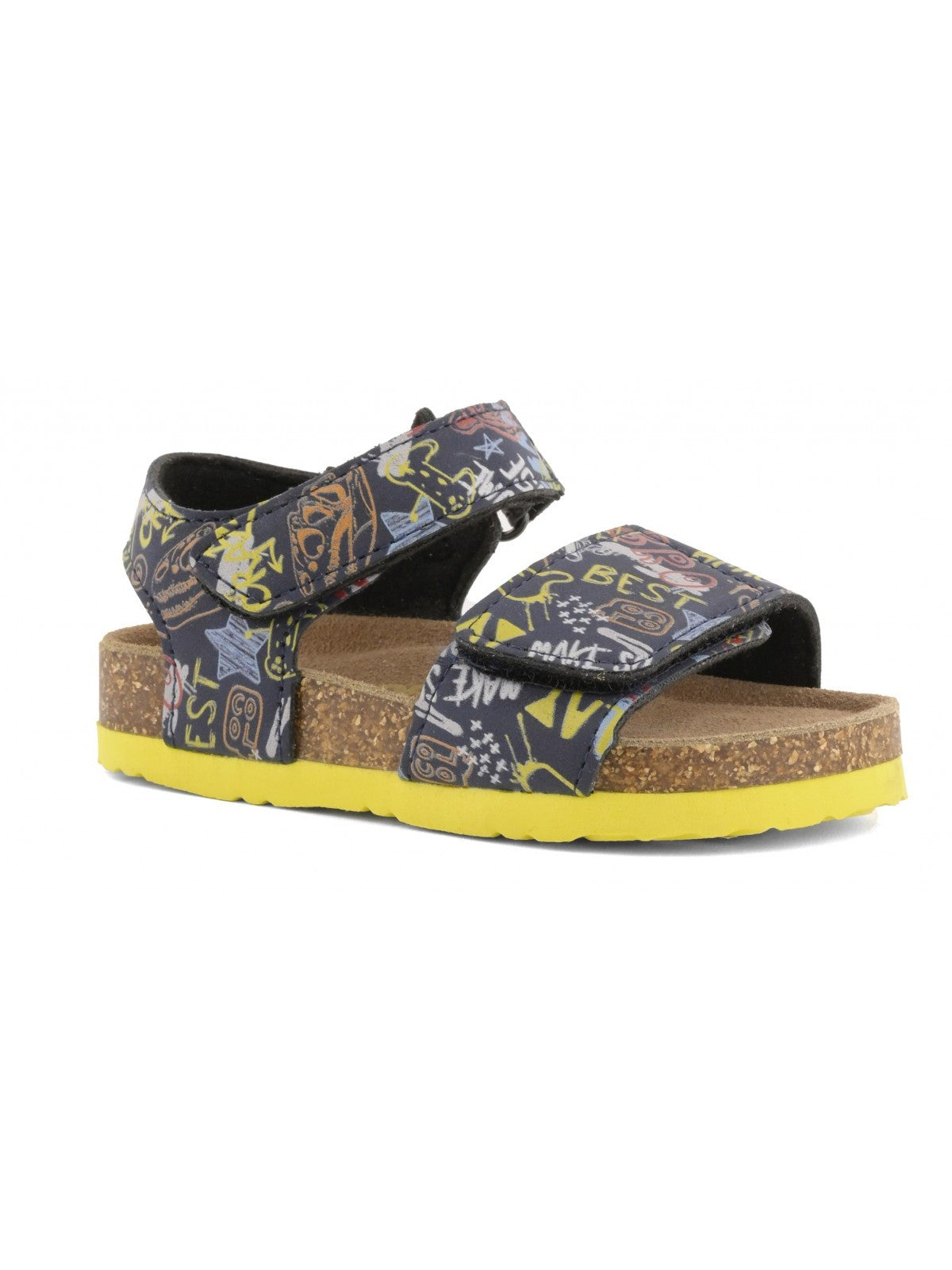 Colors Of California Ciabatta Bambini e ragazzi Baby Sandal Velcro Straps - HC.2402 MUL gioboutiqueweb