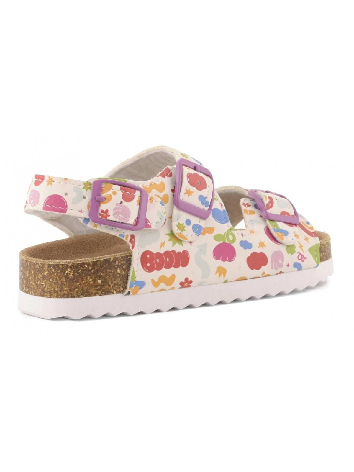Colors Of California Sandalo Bambine e ragazze Basic girl sandal with buckles - HC.2603 MUL gioboutiqueweb