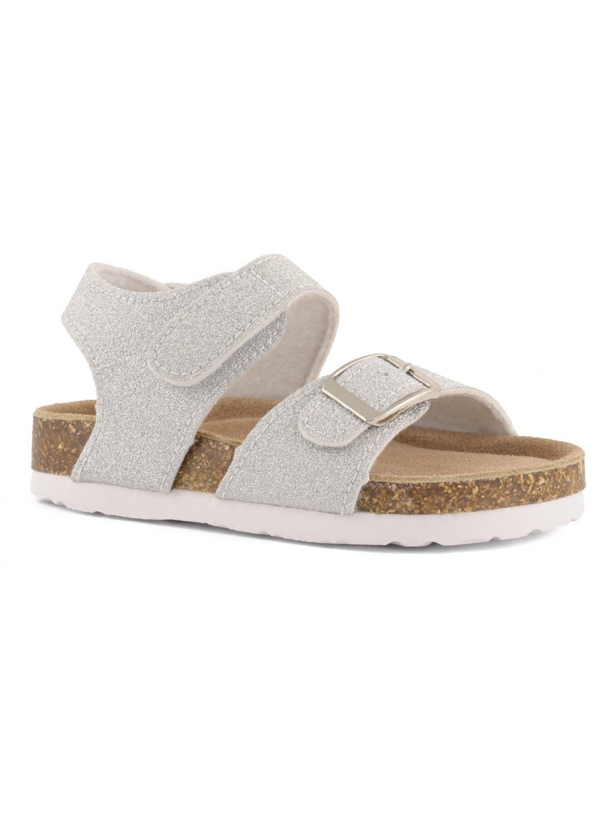 Colors Of California Ciabatta Bambine e ragazze Bio sandal microglitter - HC.3204 SIL gioboutiqueweb