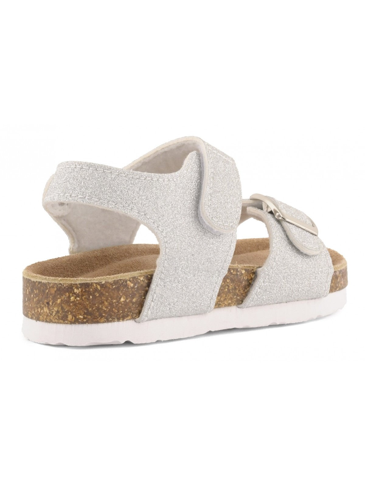 Colors Of California Ciabatta Bambine e ragazze Bio sandal microglitter - HC.3204 SIL gioboutiqueweb