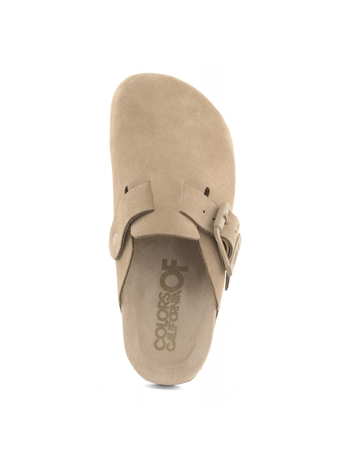 Colors Of California Sandalo Donna Monocolor suede sabot - HC.BIO086N MUD gioboutiqueweb