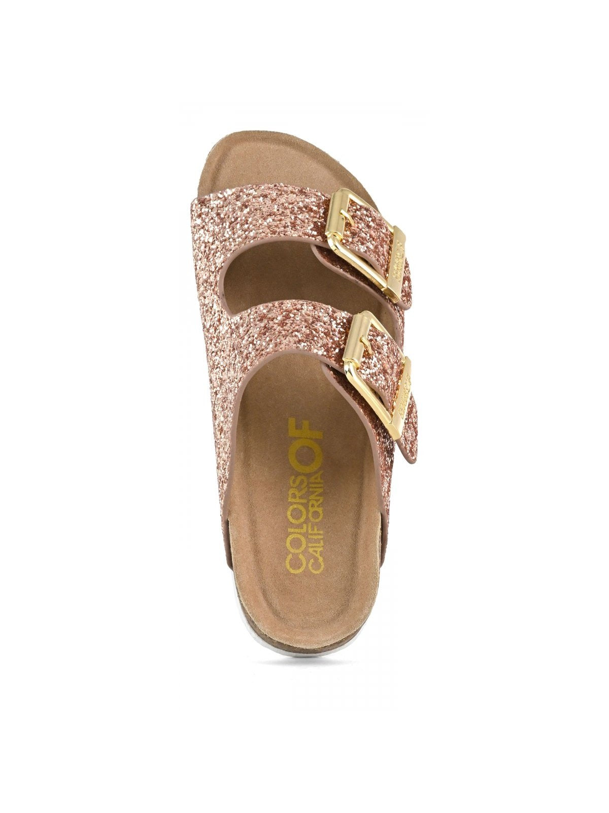 Colors Of California Sandalo Donna bio glitter metal buckles - HC.BIO35N PKGOL gioboutiqueweb