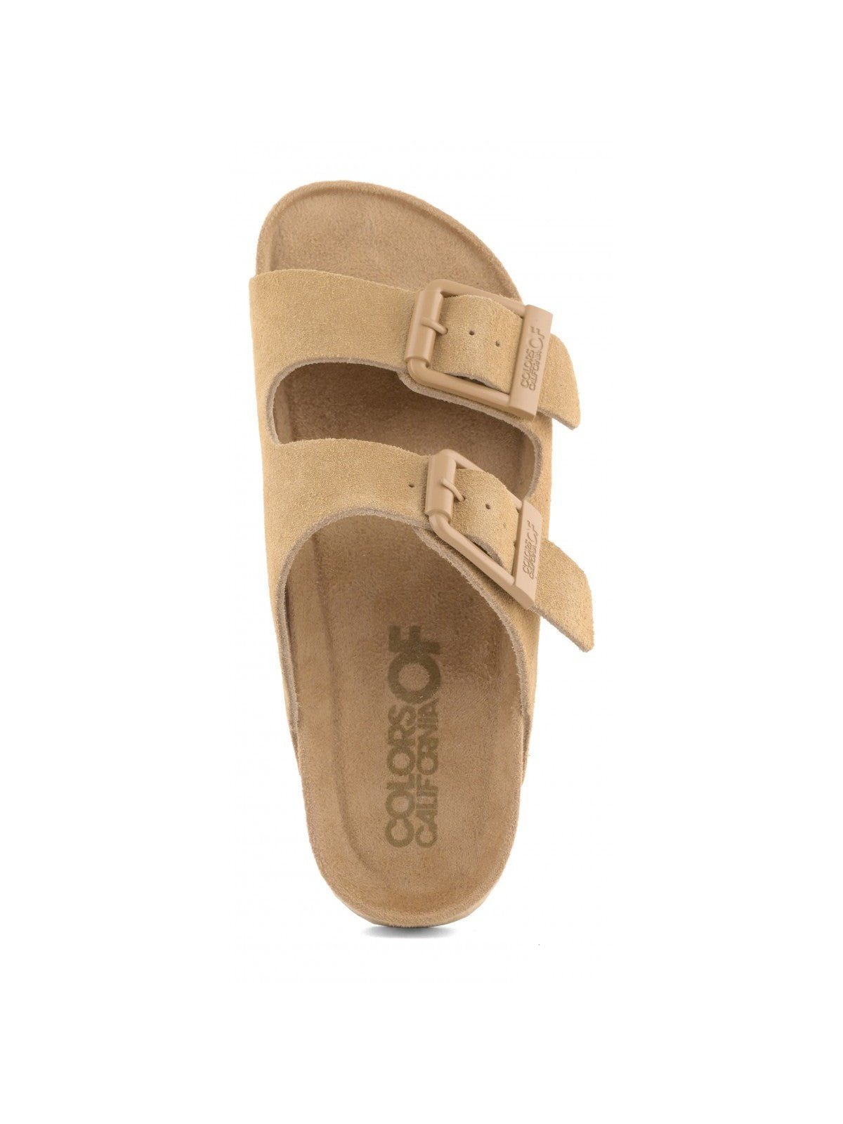 Colors Of California Sandalo Donna Monocolor suede sandal - HC.BIO56N CAM gioboutiqueweb