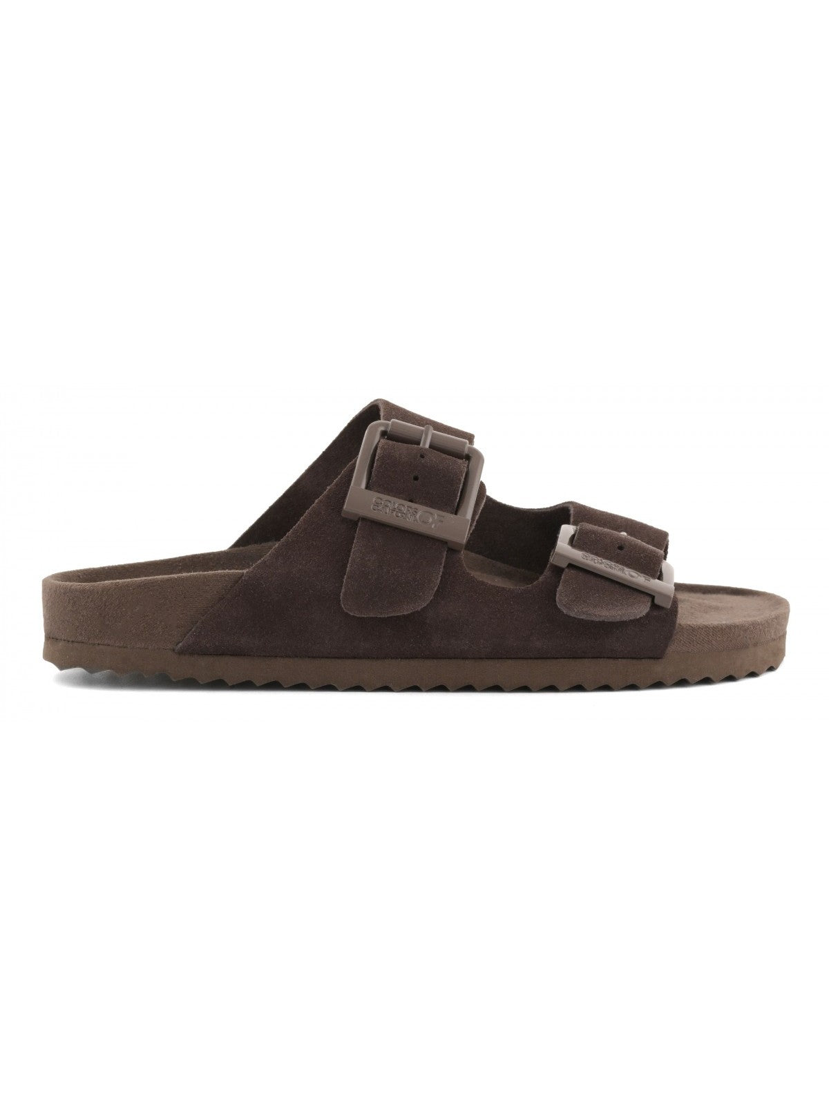 Colors Of California Sandalo Donna Monocolor suede sandal - HC.BIO56N MOKA gioboutiqueweb