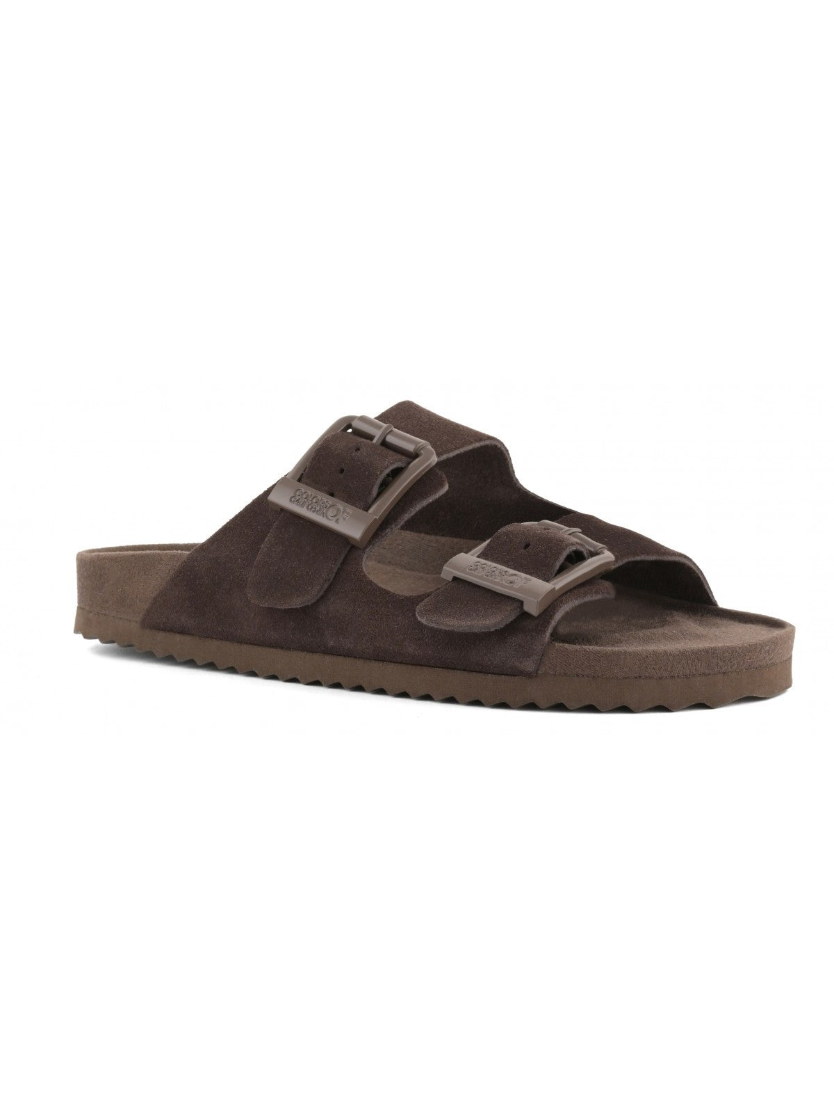 Colors Of California Sandalo Donna Monocolor suede sandal - HC.BIO56N MOKA gioboutiqueweb