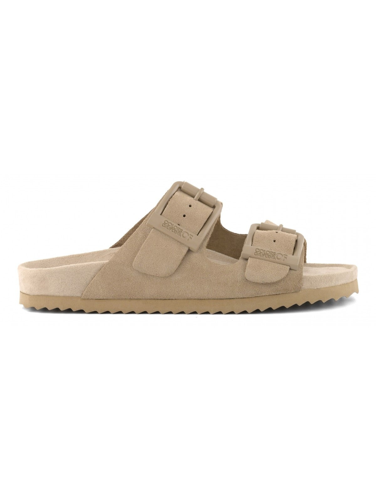 Colors Of California Sandalo Donna Monocolor suede sandal - HC.BIO56N MUD gioboutiqueweb