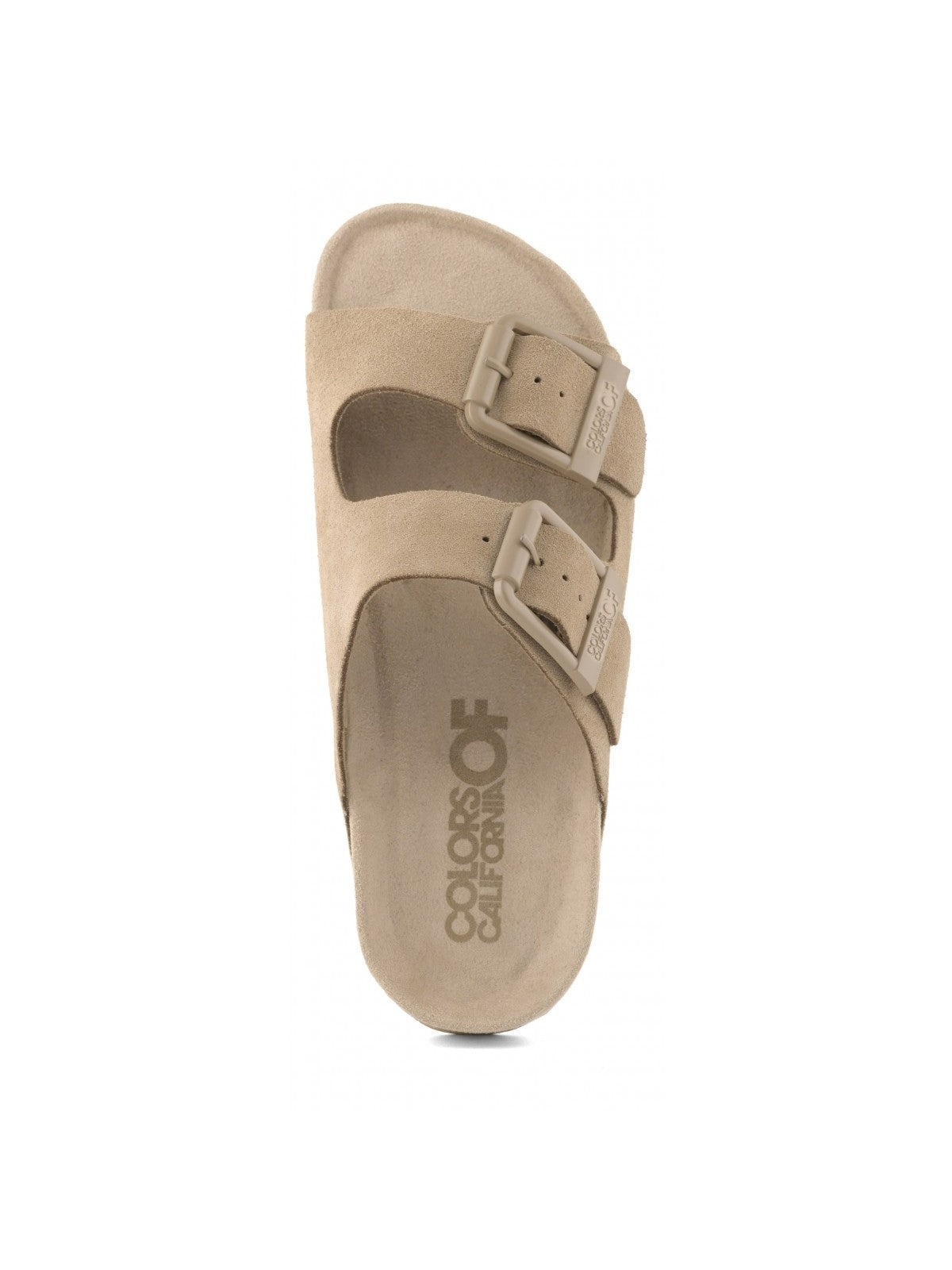 Colors Of California Sandalo Donna Monocolor suede sandal - HC.BIO56N MUD gioboutiqueweb