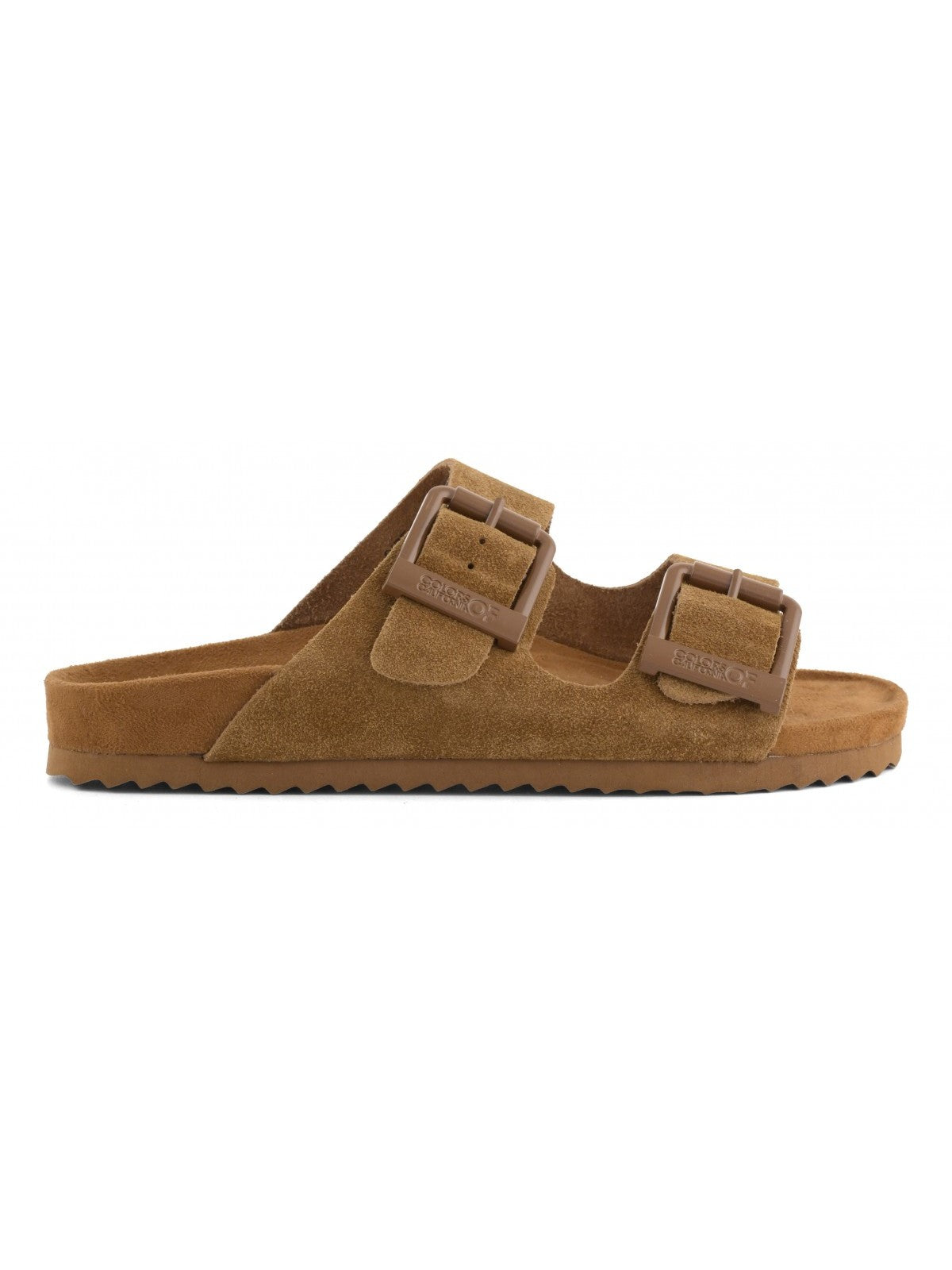 Colors Of California Sandalo Donna Monocolor suede sandal - HC.BIO56N TAN gioboutiqueweb