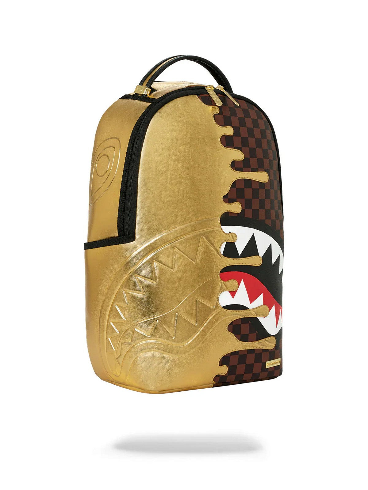 SPRAYGROUND Zaino Unisex adulto SHARKS IN PARIS GOLD DRIP BACKPACK - 910B9250NSZ gioboutiqueweb