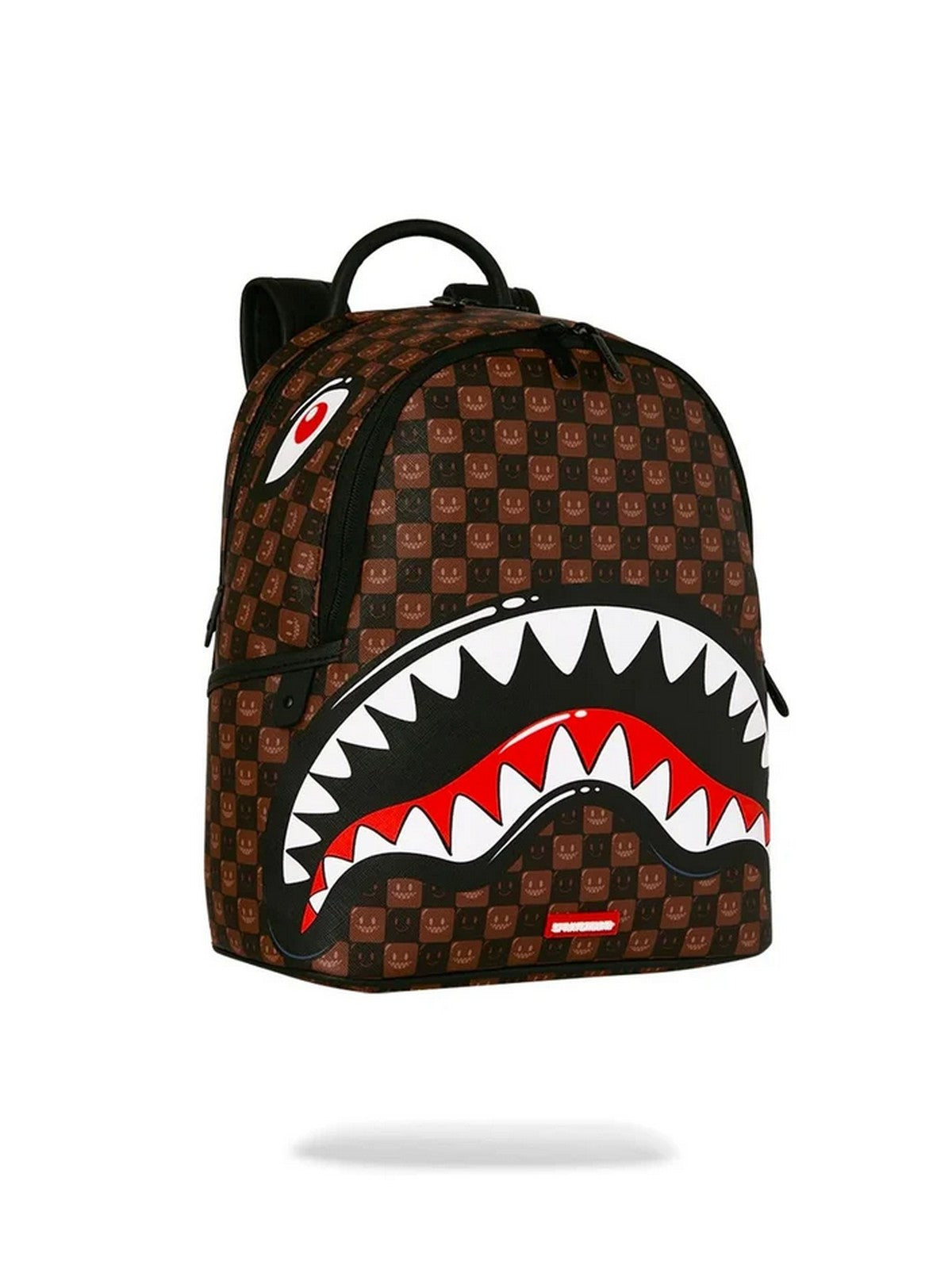 SPRAYGROUND Zaino Unisex adulto SHARKS IN PARIS WTF BUBBLE BROWN CHECK SAVAGE BACKPACK - 910B9305NSZ gioboutiqueweb