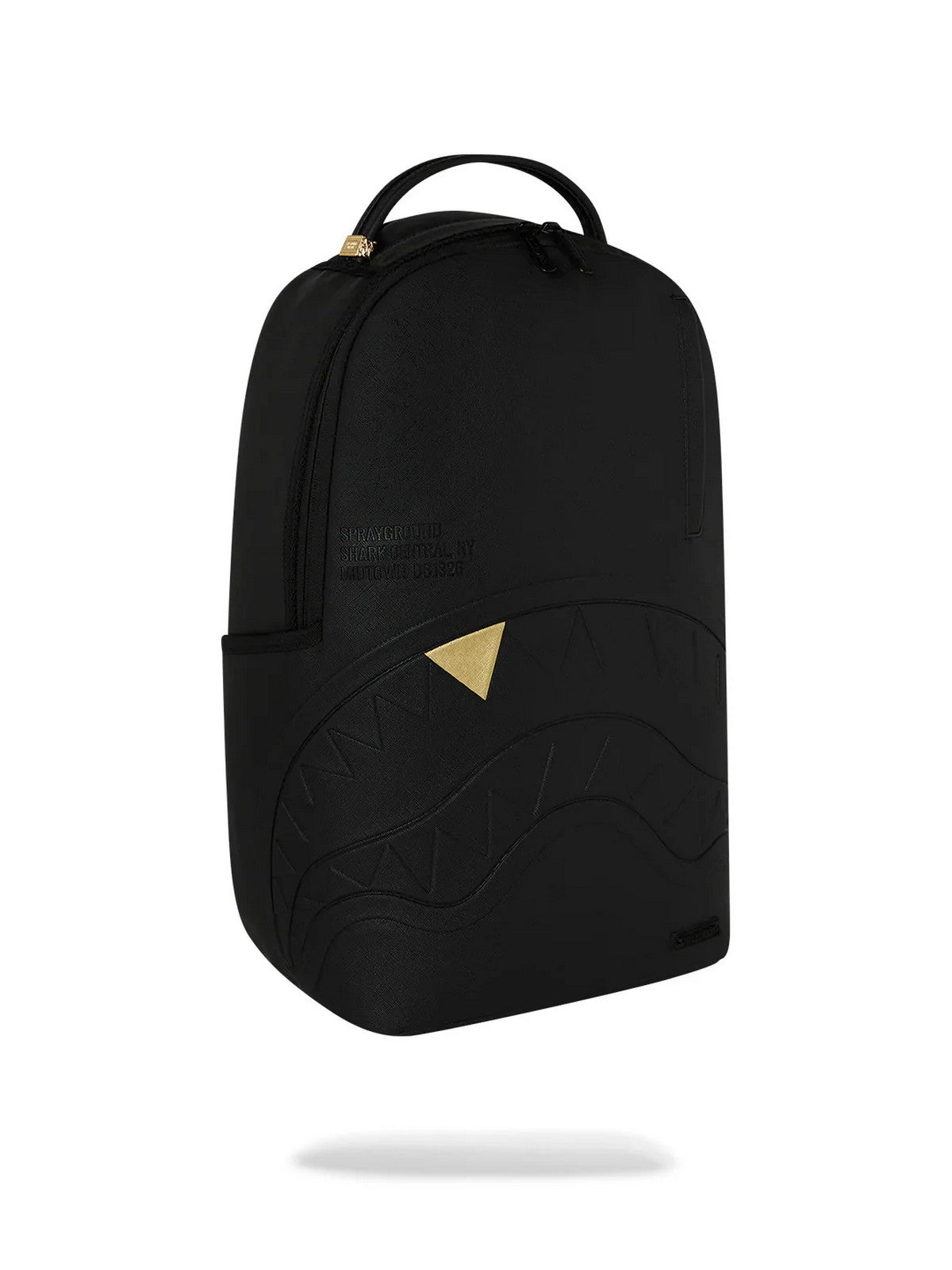 SPRAYGROUND Zaino Unisex adulto BLACKED OUT EMBOSSED GOLD TOOTH BACKPACK - 910B9325NSZ gioboutiqueweb