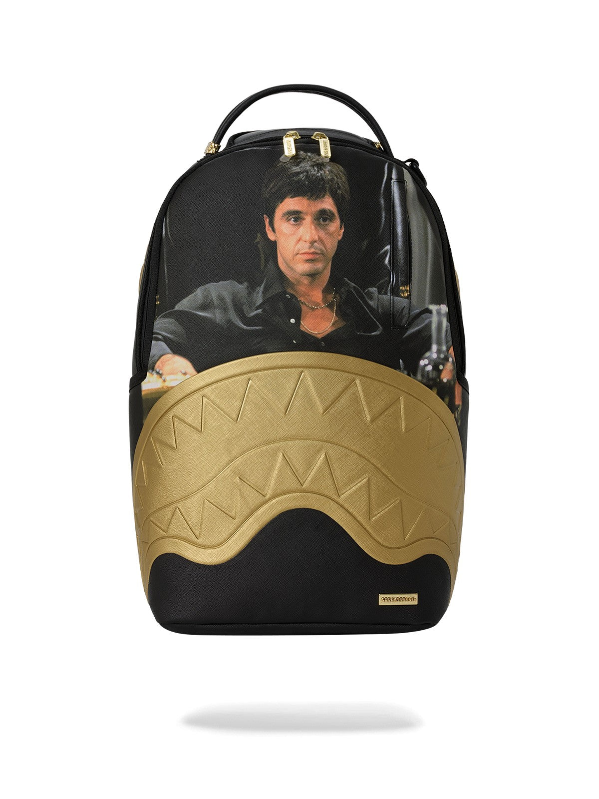 SPRAYGROUND Zaino Unisex adulto SCARFACE GOLD EMBOSSED BACKPACK - 910B9555NSZ gioboutiqueweb