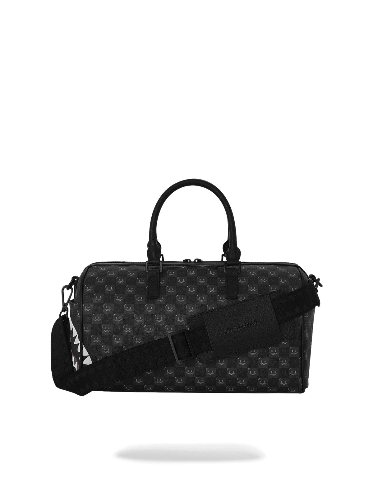 SPRAYGROUND Borsa Donna SHARKS IN PARIS WTF BUBBLY BLACK CHECK MINI DUFFLE - 910D9313NSZ gioboutiqueweb