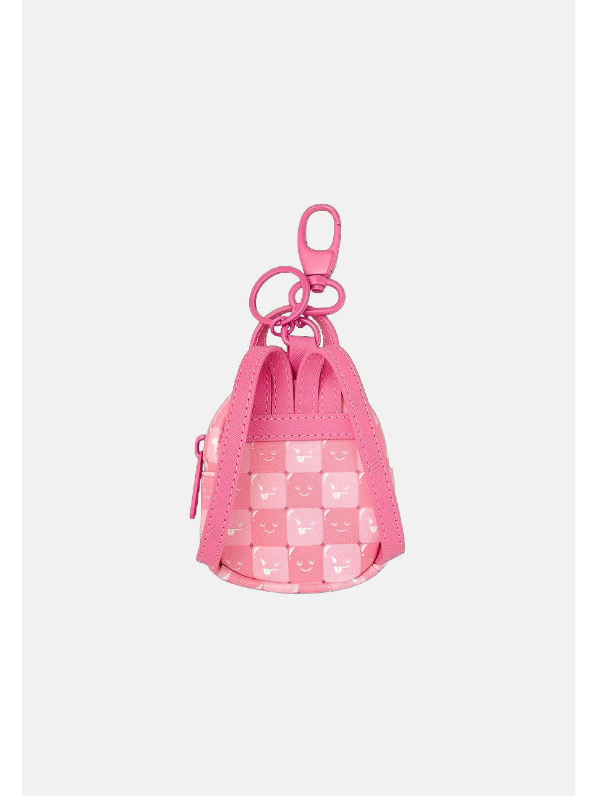 SPRAYGROUND Portachiave Donna PINK NEW CHECK FACES BACKPACK KEYCHAIN - 910K9322NSZ gioboutiqueweb