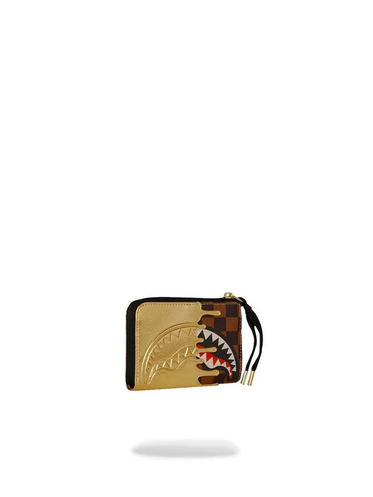 SPRAYGROUND Portafoglio Unisex adulto SHARKS IN PARIS GOLD DRIP WALLET - 910W9341NSZ gioboutiqueweb
