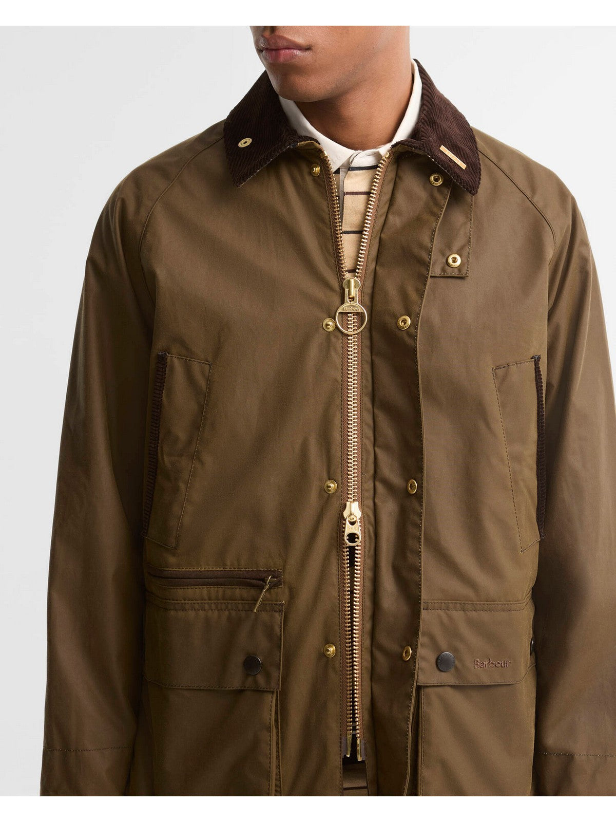 BARBOUR Giubbino Uomo ICONS BEADALE Brown - MWX2616 BR71 gioboutiqueweb