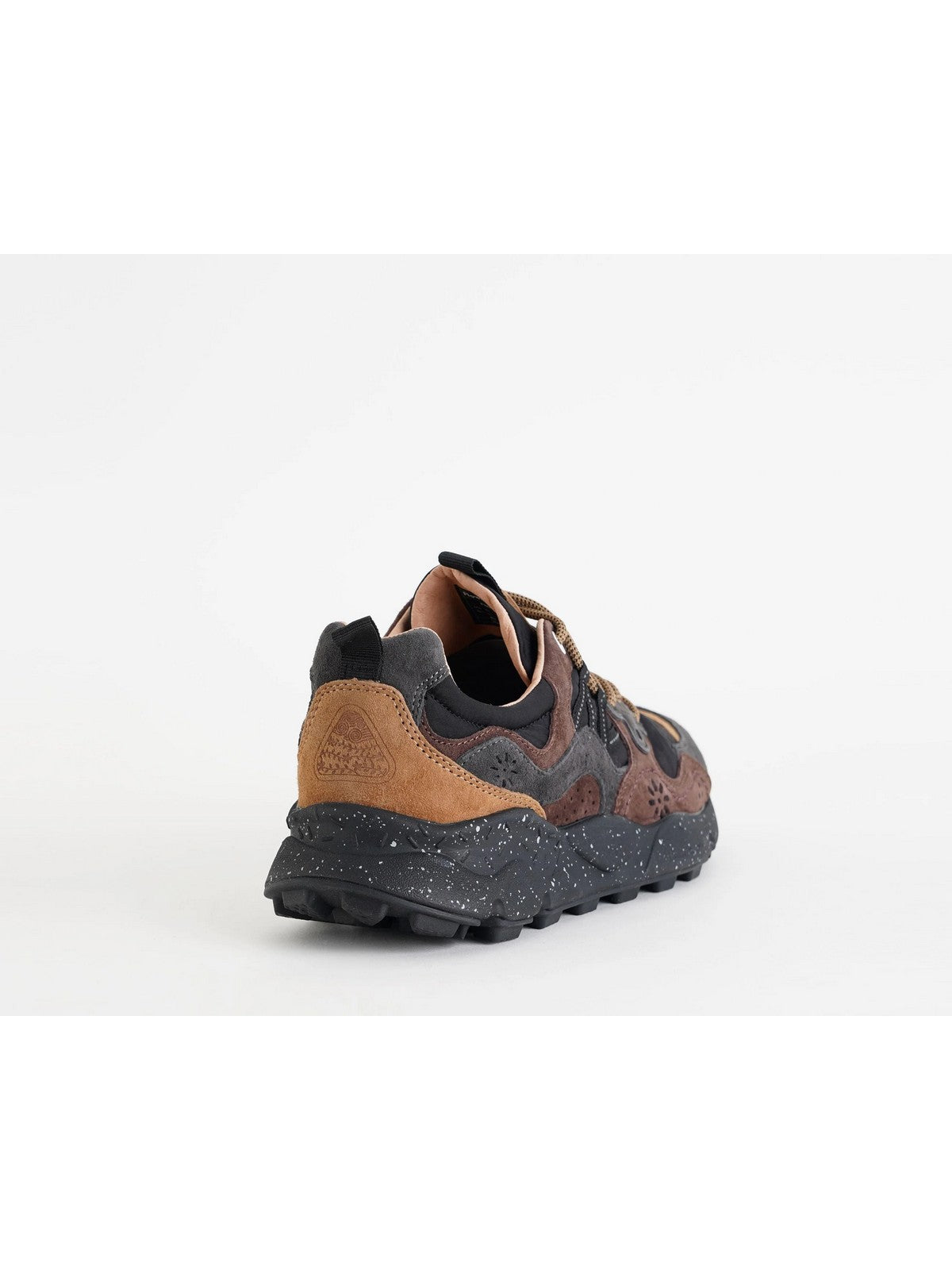 FLOWER MOUNTAIN Sneaker Uomo YAMANO 3 MAN SUEDE/NYLON DARK GREY-BLACK-DARK BROWN - 2017816-01-1A16 gioboutiqueweb