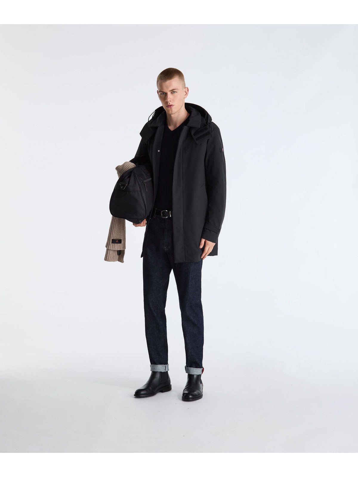PEUTEREY Parka Uomo GROFF KPR GRS 01 BLU GRAFITE - PEU5974 01192058 215 gioboutiqueweb